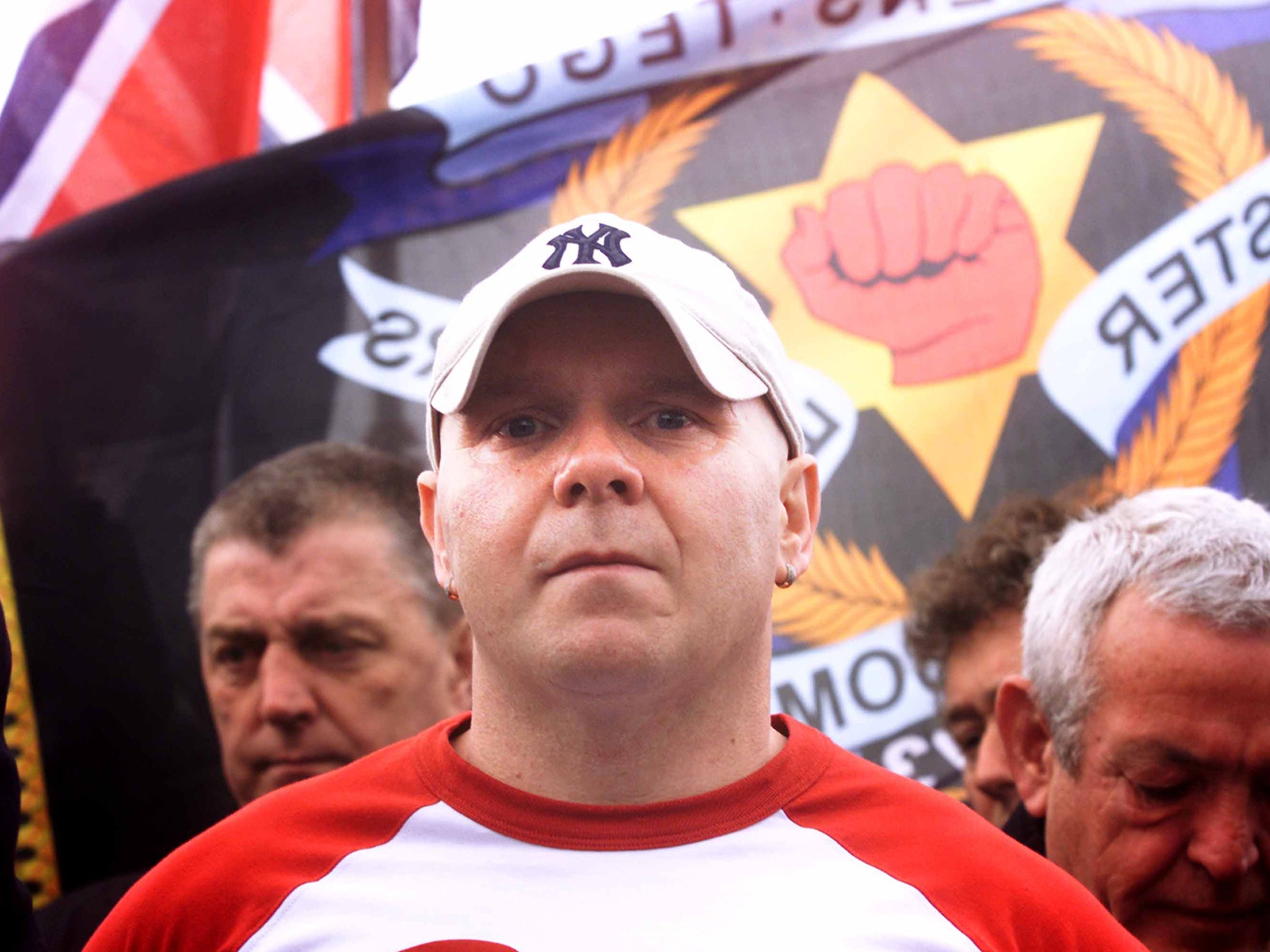 The loyalist leader Johnny Adair