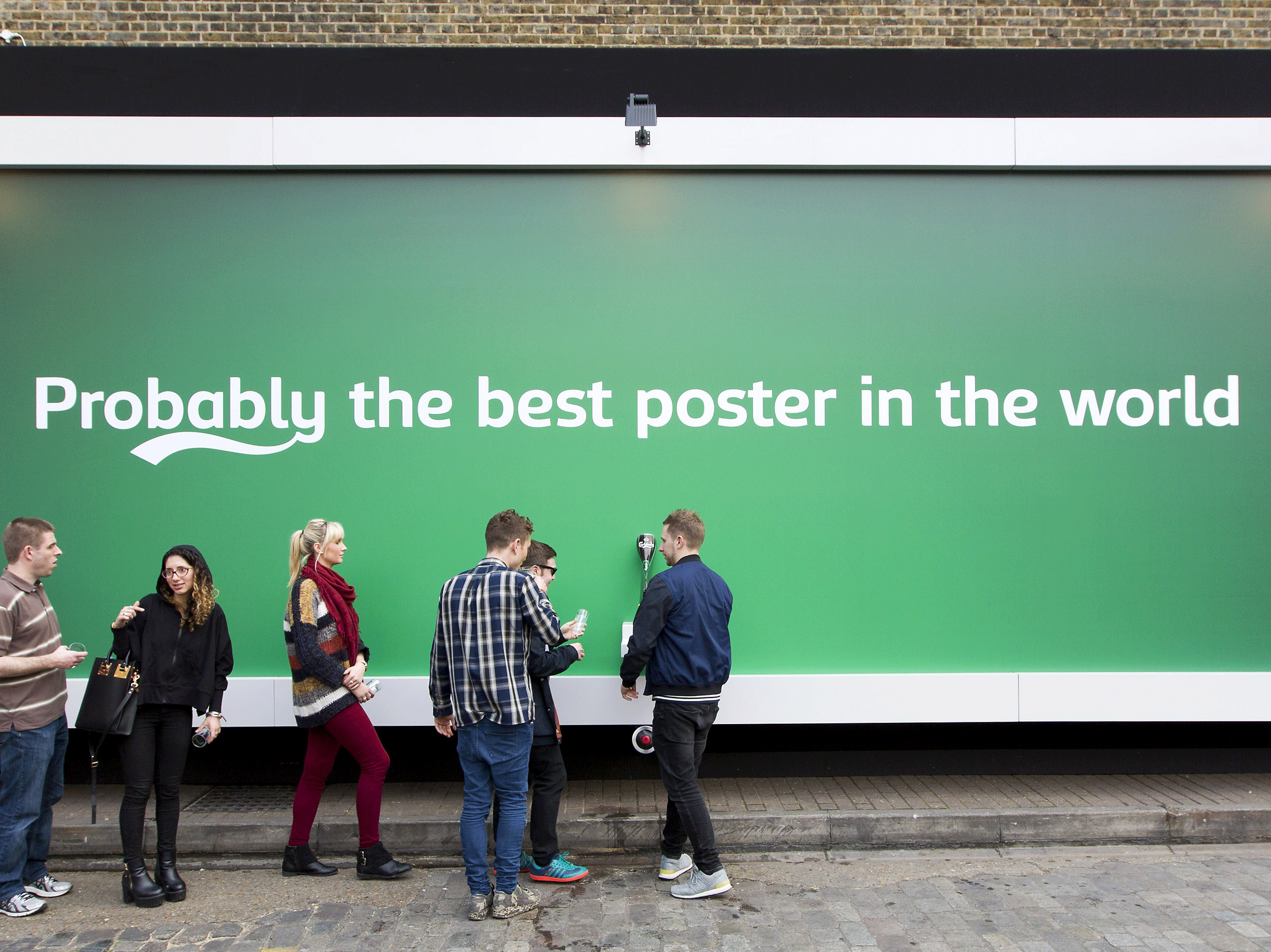 Kusneraitis's post spoofed the popular Carlsberg advertising campaign