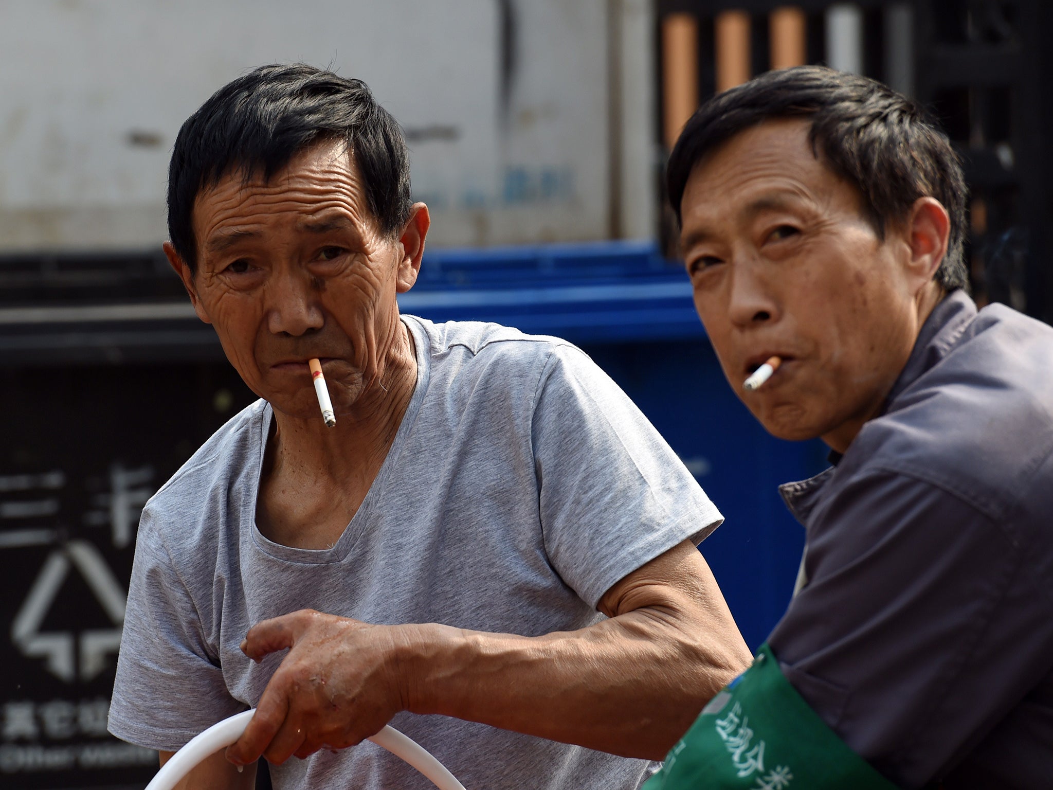 Cigarettes are part of the social fabric in China (AFP/Getty)