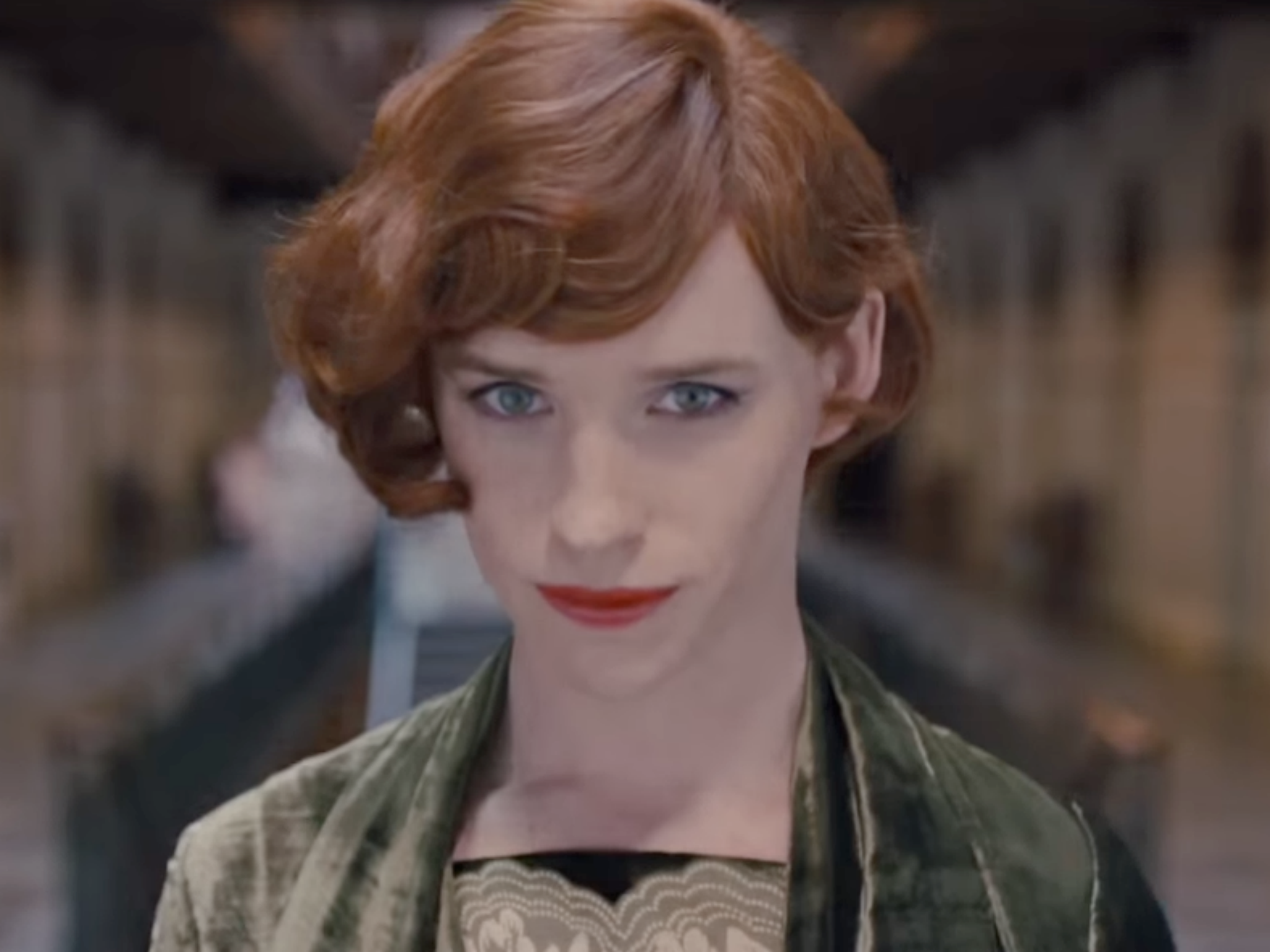 Eddie Redmayne as Lili Elbe in The Danish Girl