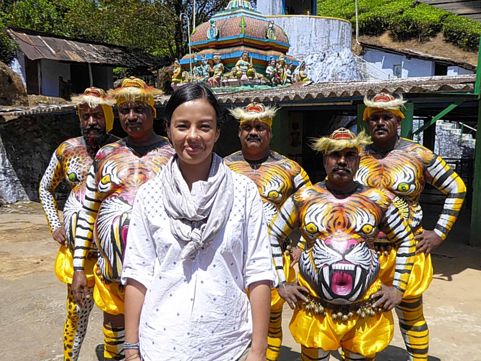 Earning her stripes: Liz Bonnin in 'India: Nature's Wonderland'