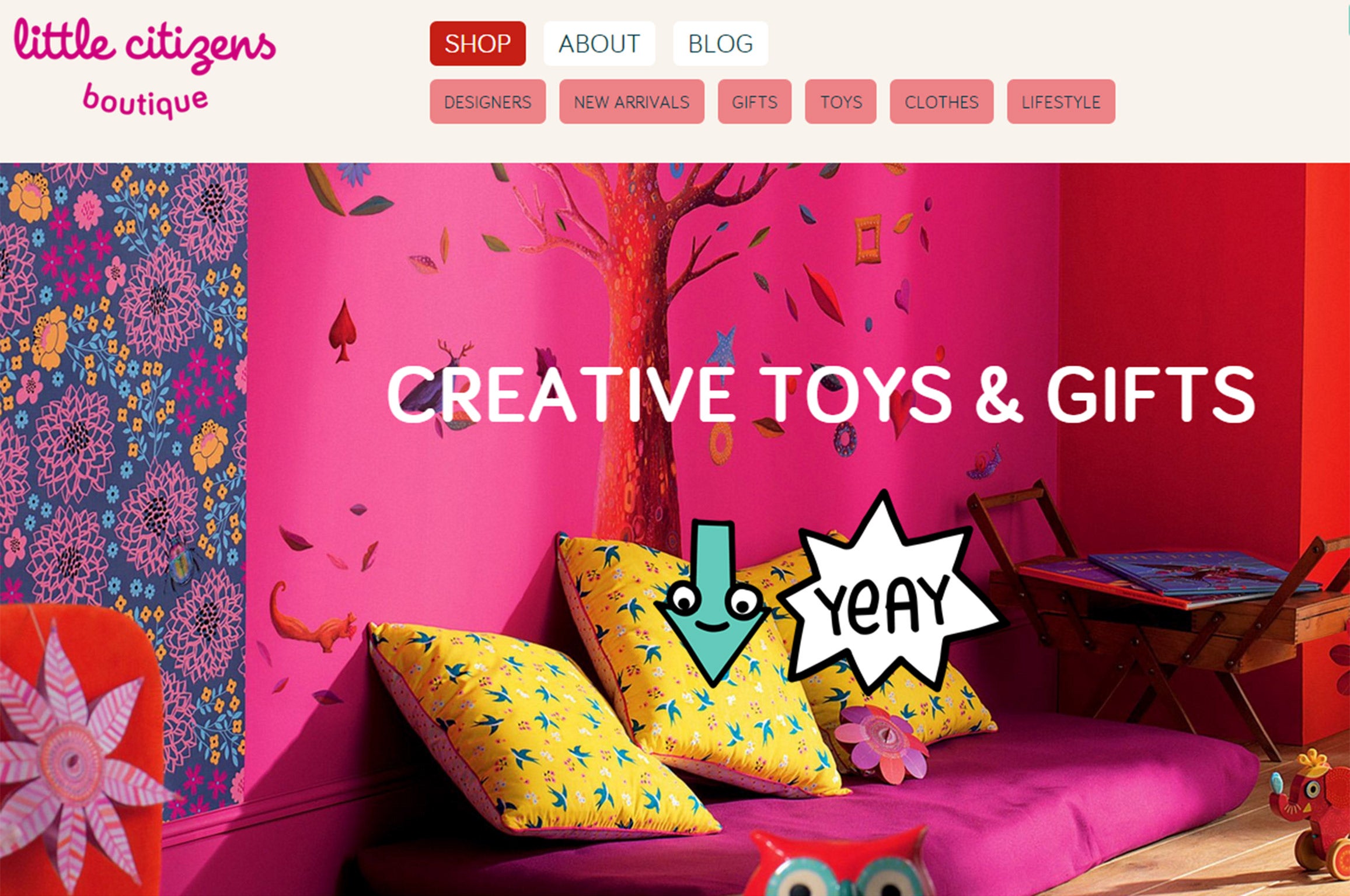 Online toy shop Little Citizens Boutique