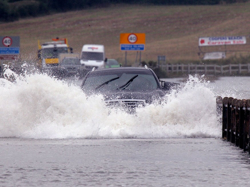 Many areas of East Anglia, the South West and the Thames Estuary flooded in December 2013