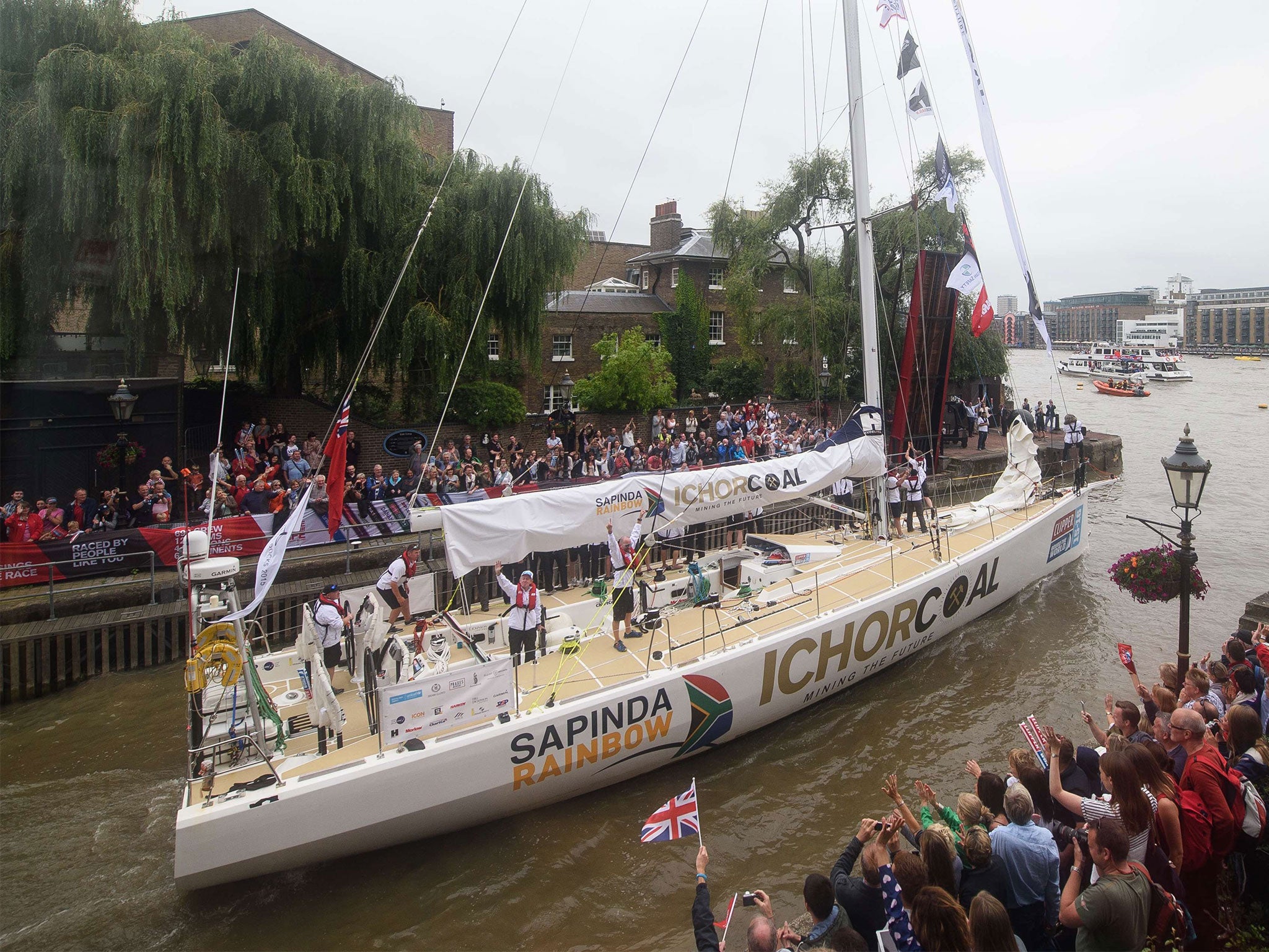 Mr Ashman's boat leaves London in August