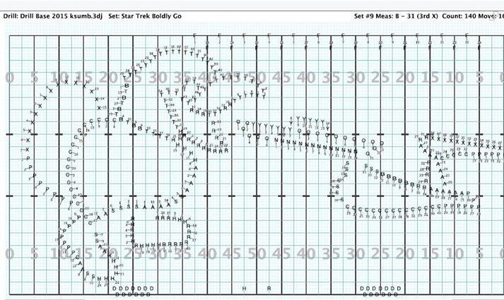 The way the formation was supposed to look