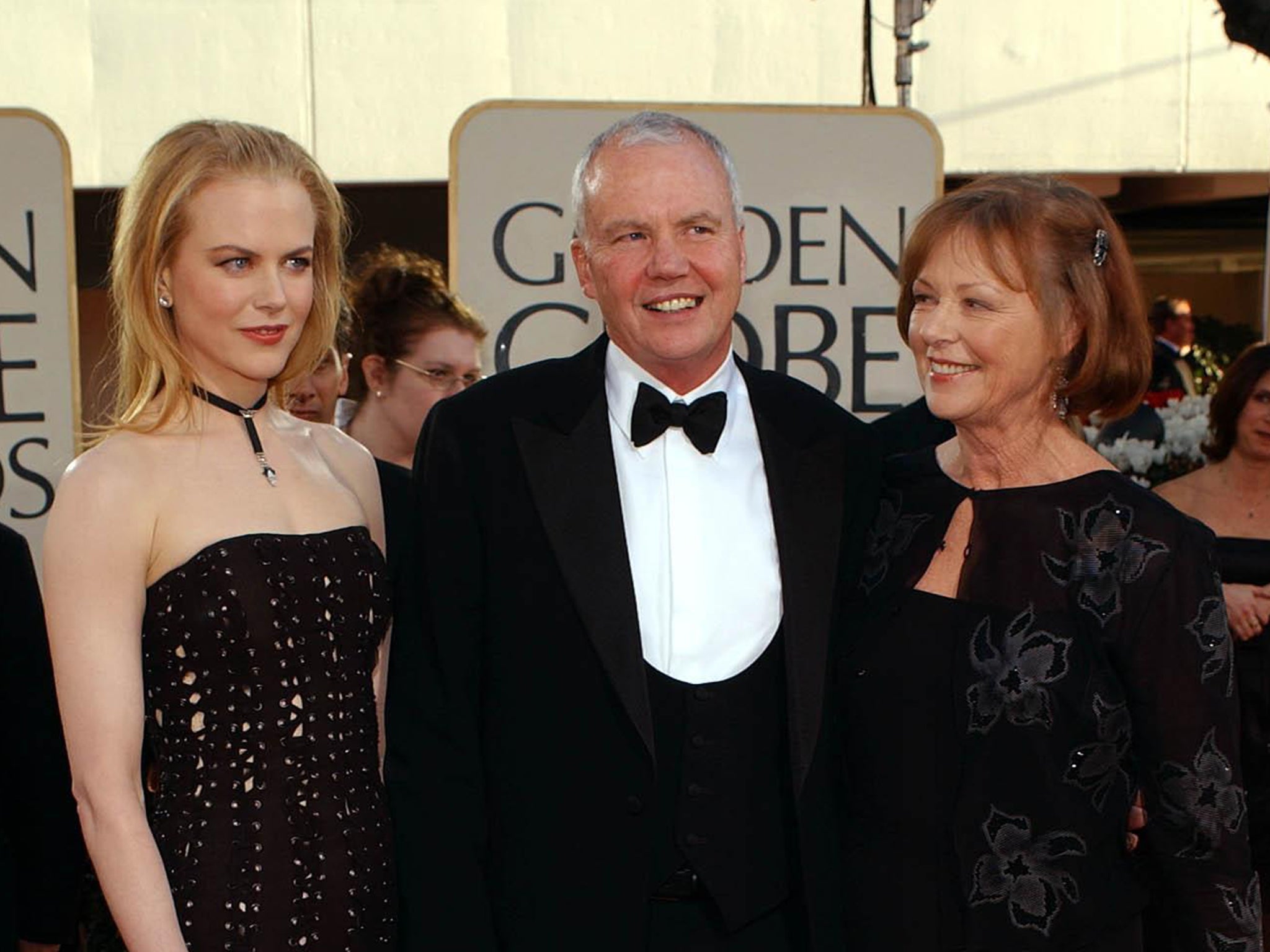 Nicole Kidman alongside her parents Antony and Janelle (Getty)