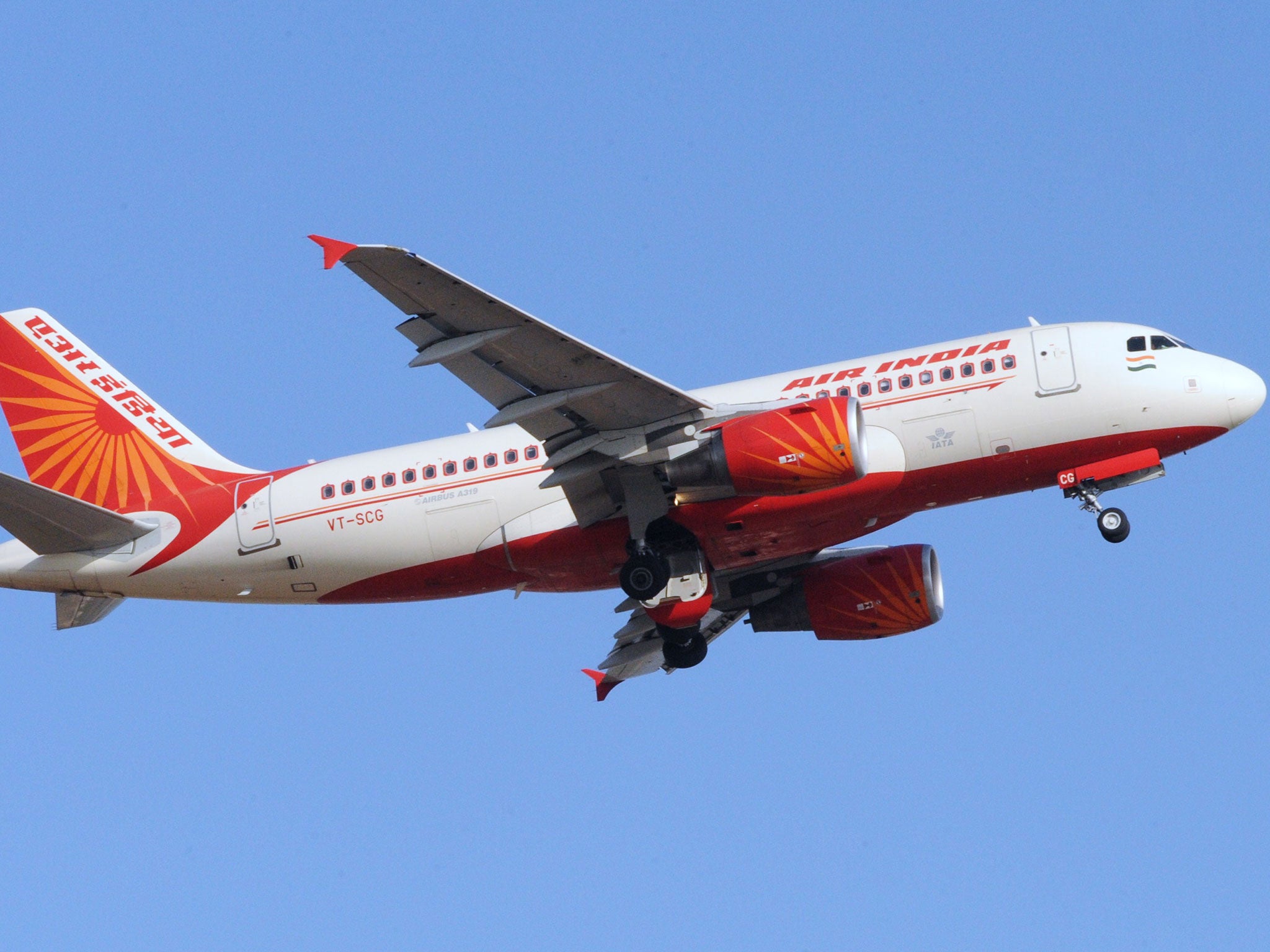 Local plane taking off in India