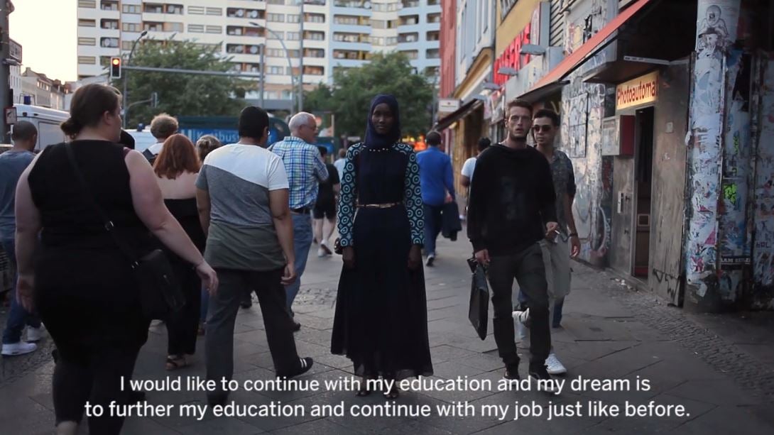 25-year-old Fatuma was a social worker in Somalia and hopes to benefit from Kiron University in Germany