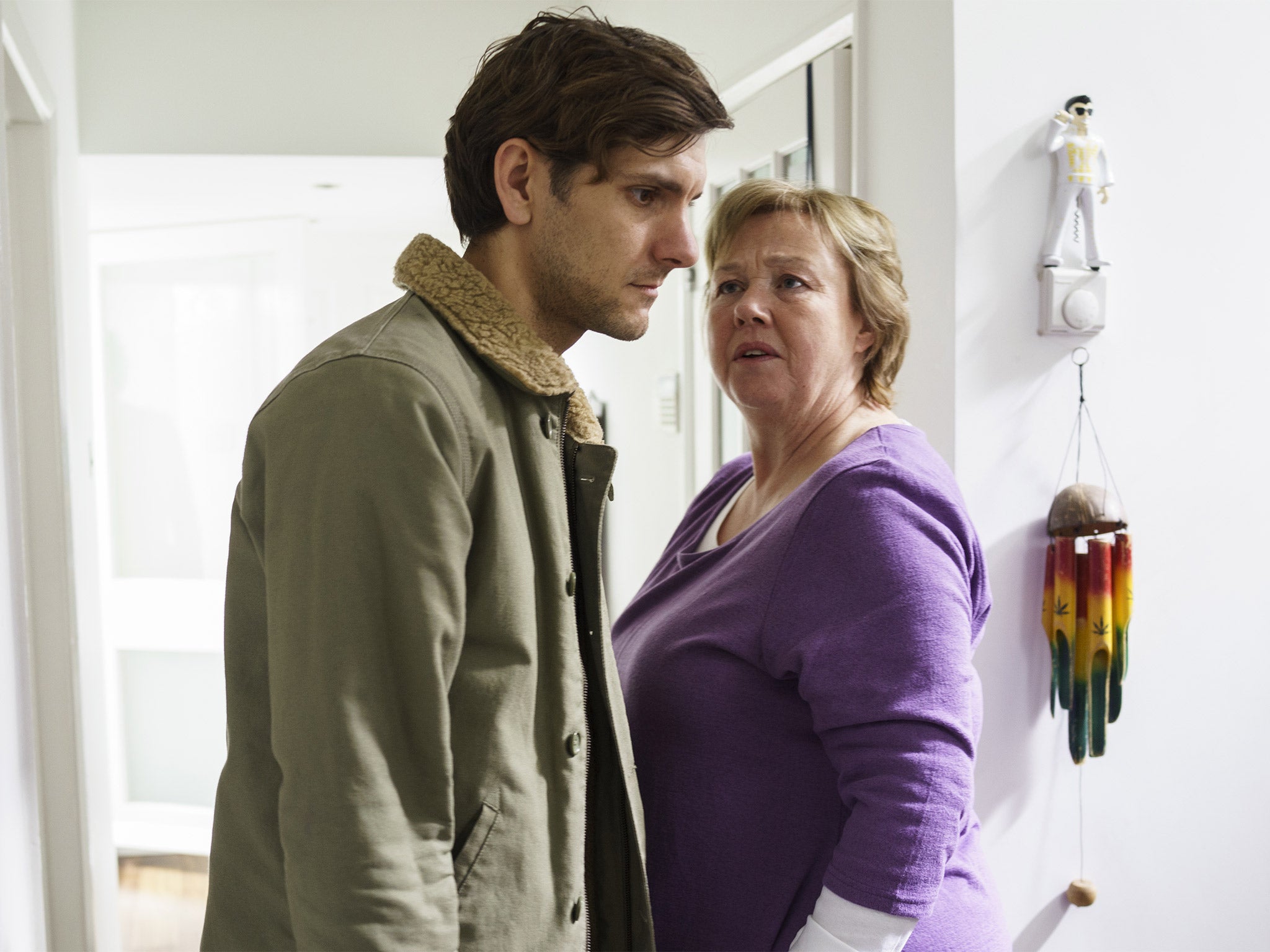 Mathew Baynton and Pauline Quirke in You, Me and the Apocalypse
