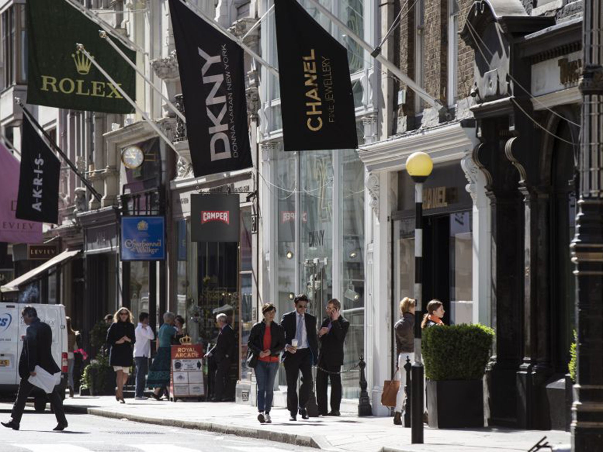 The luxury goods retailers on Old Bond Street – Europe’s most expensive street – would rather own than rent their own shops