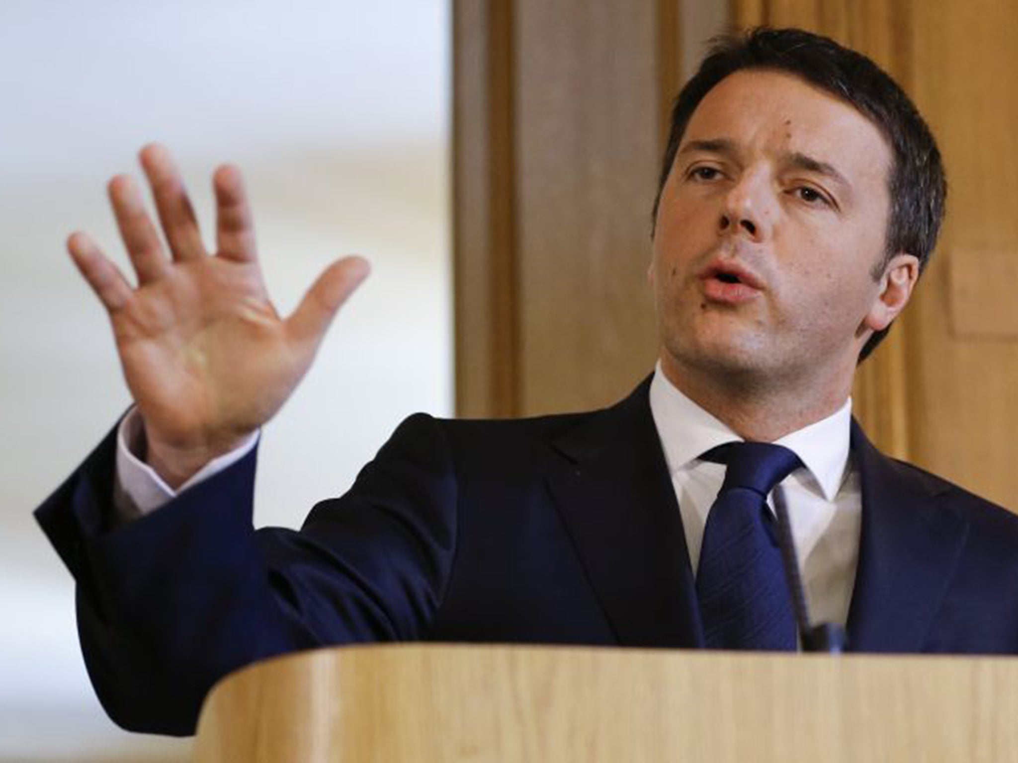 The Italian Prime Minister Matteo Renzi said Italy had felt abandoned in its efforts to deal with the refugee crisis