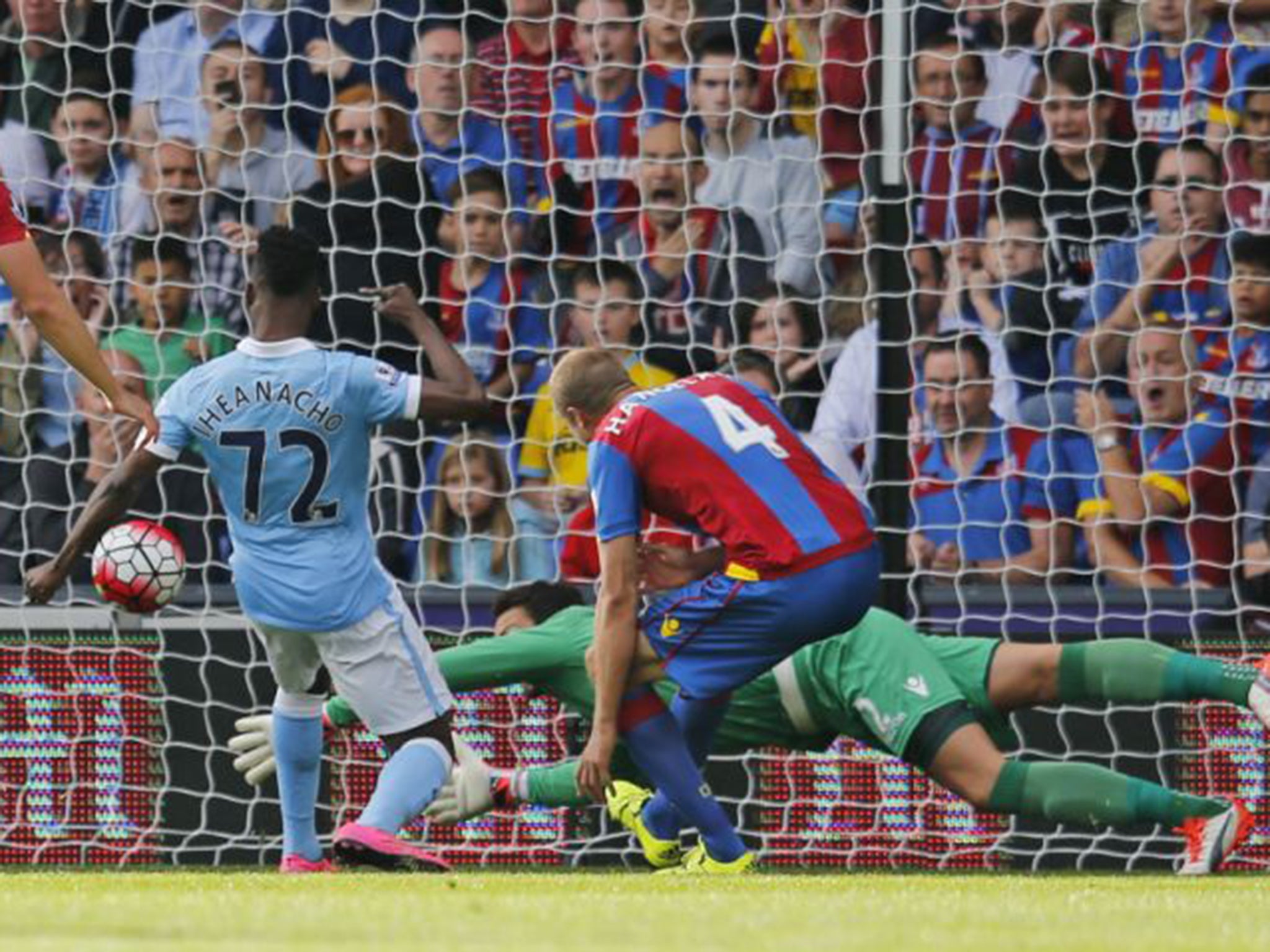 Kelechi Iheanacho scored his first senior goal