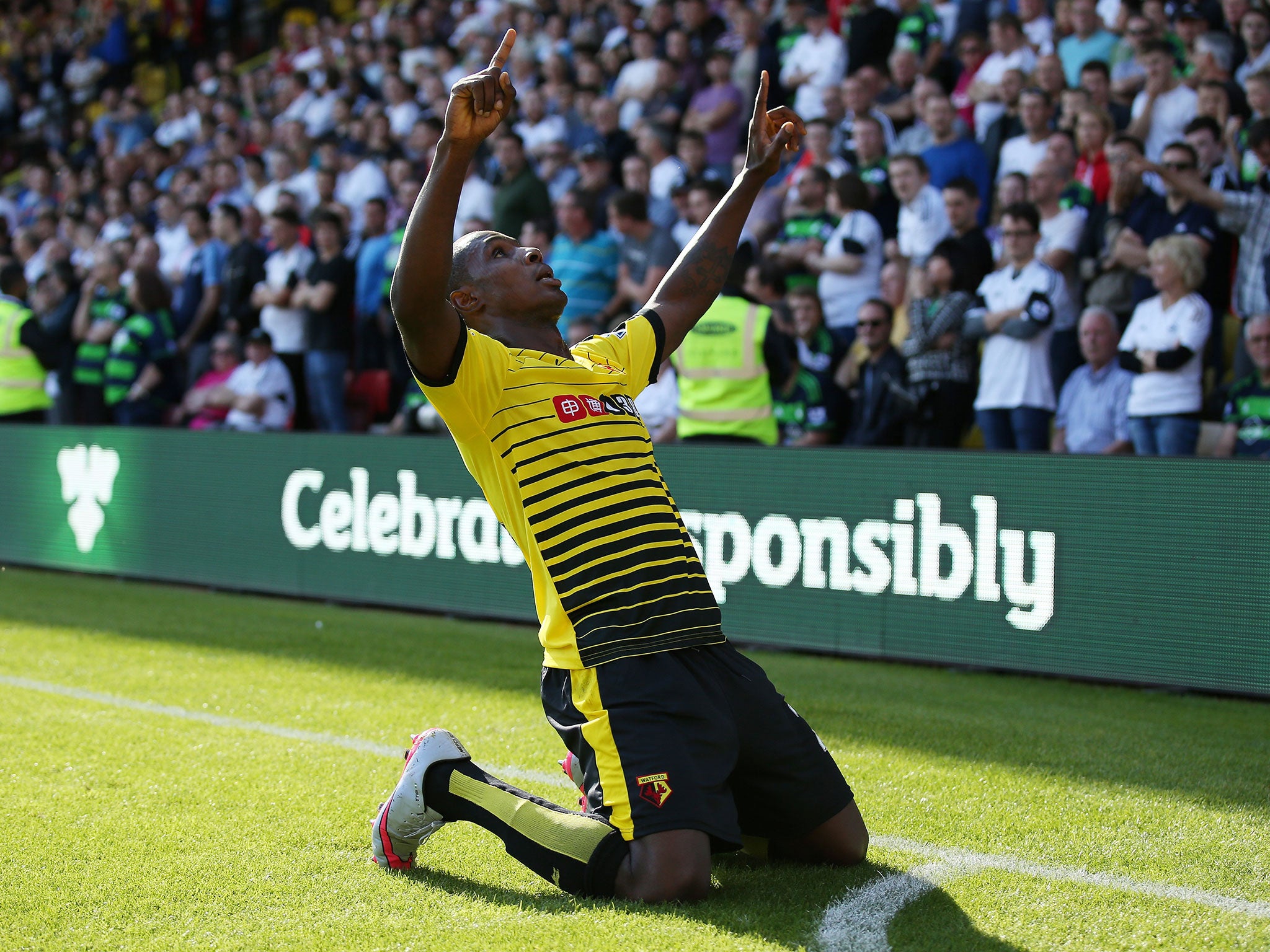 Odion Ighalo gave Watford their first win of the season