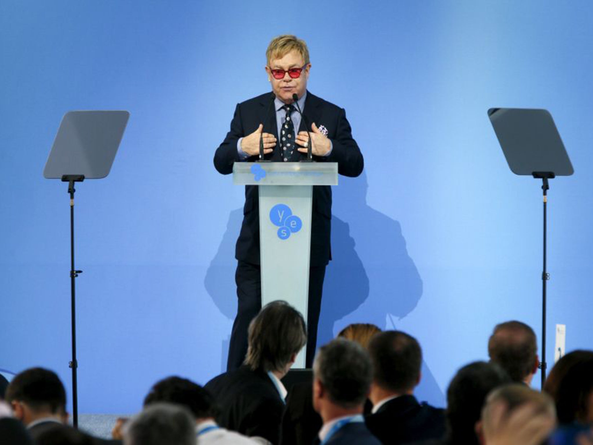 Sir Elton said gay repression was bad for economic development