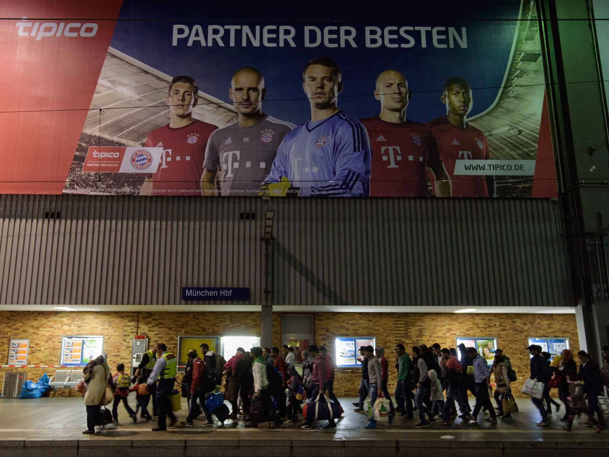 German clubs are taking the initiative in supporting refugees