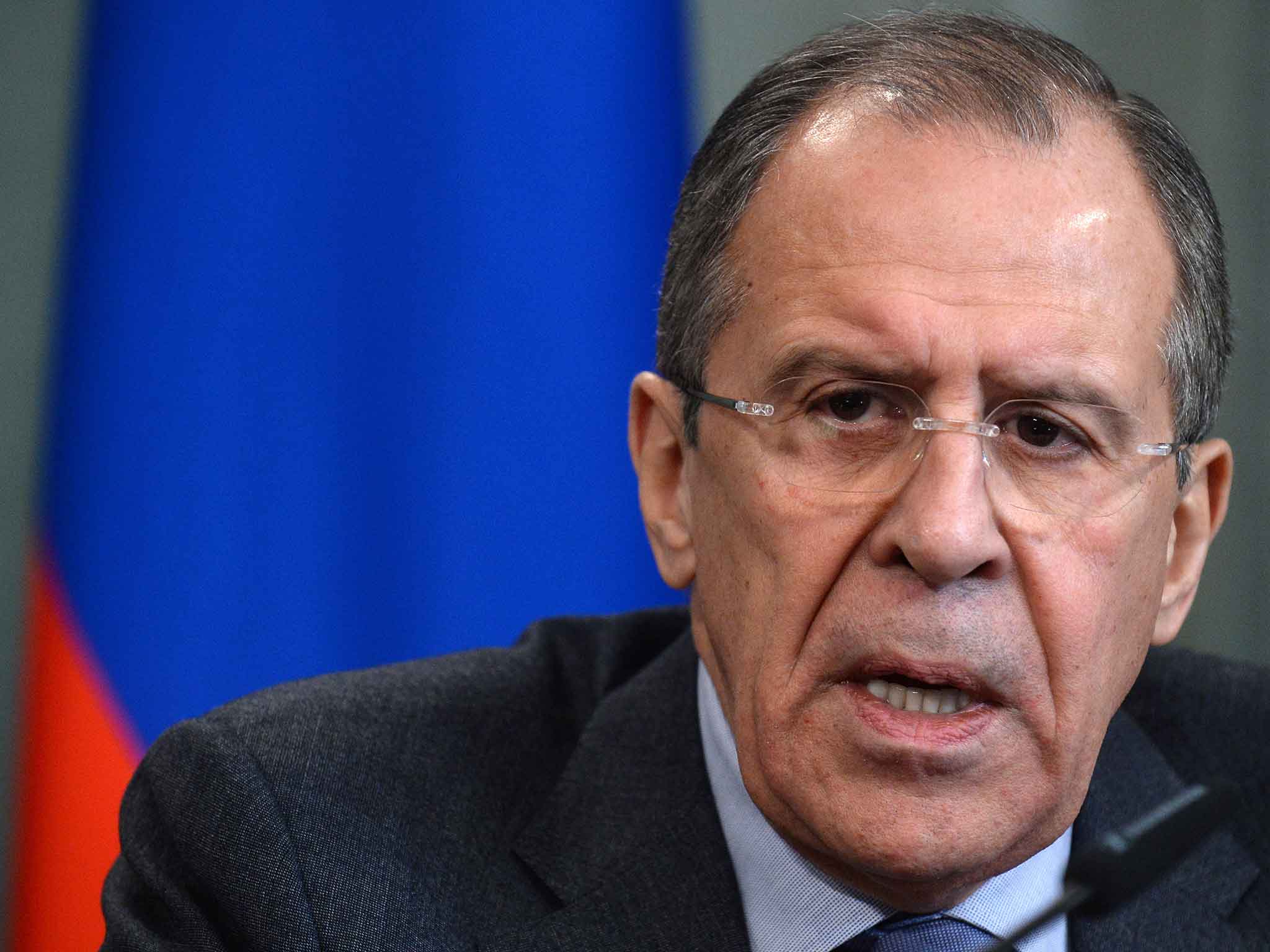 Russia's Foreign Minister Sergei Lavrov