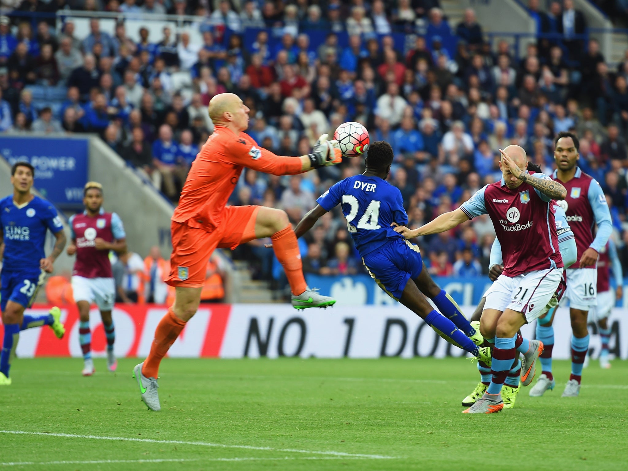 Brave Nathan Dyer heads in the late winner