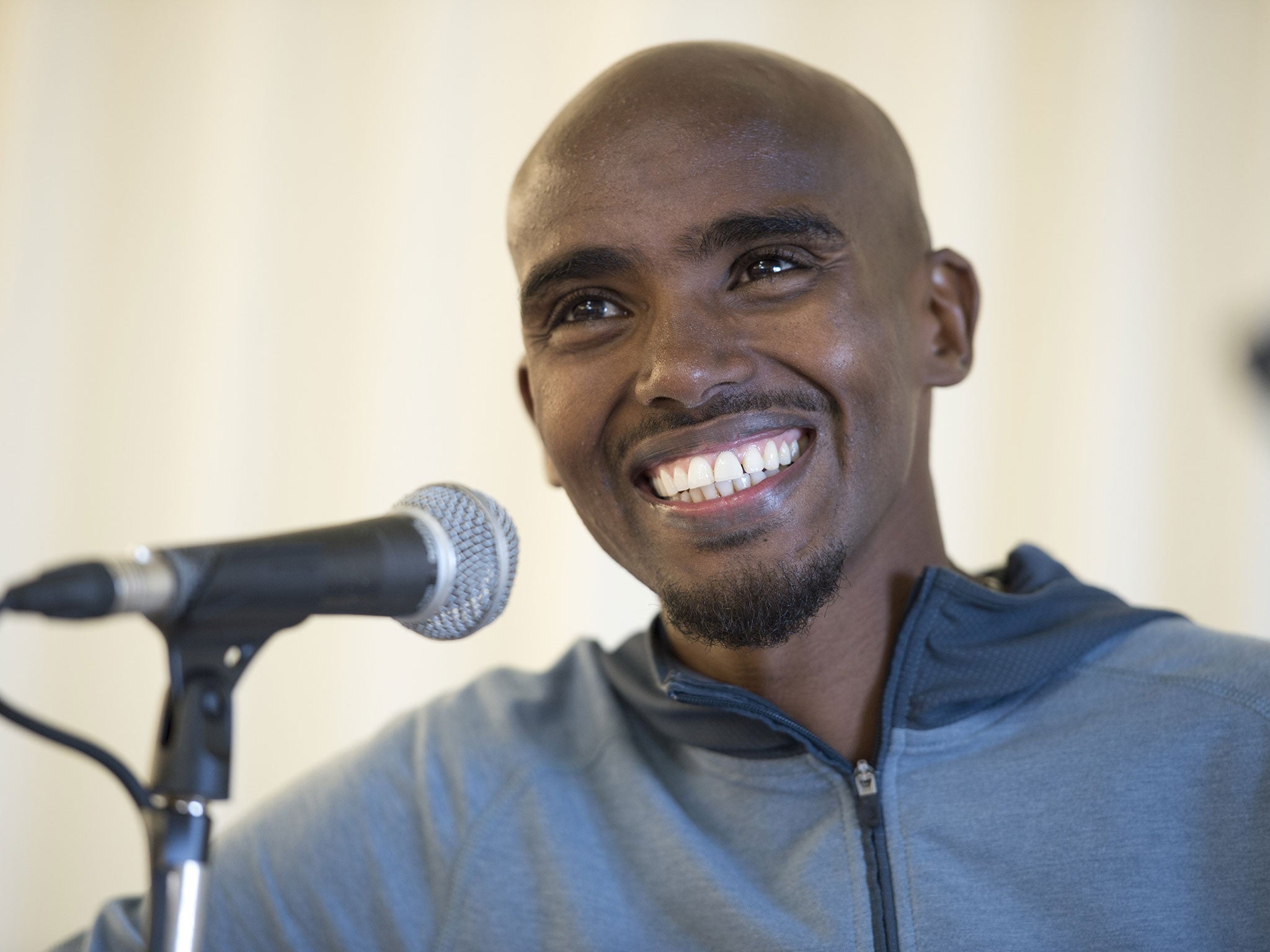 Five-time world champion Mo Farah