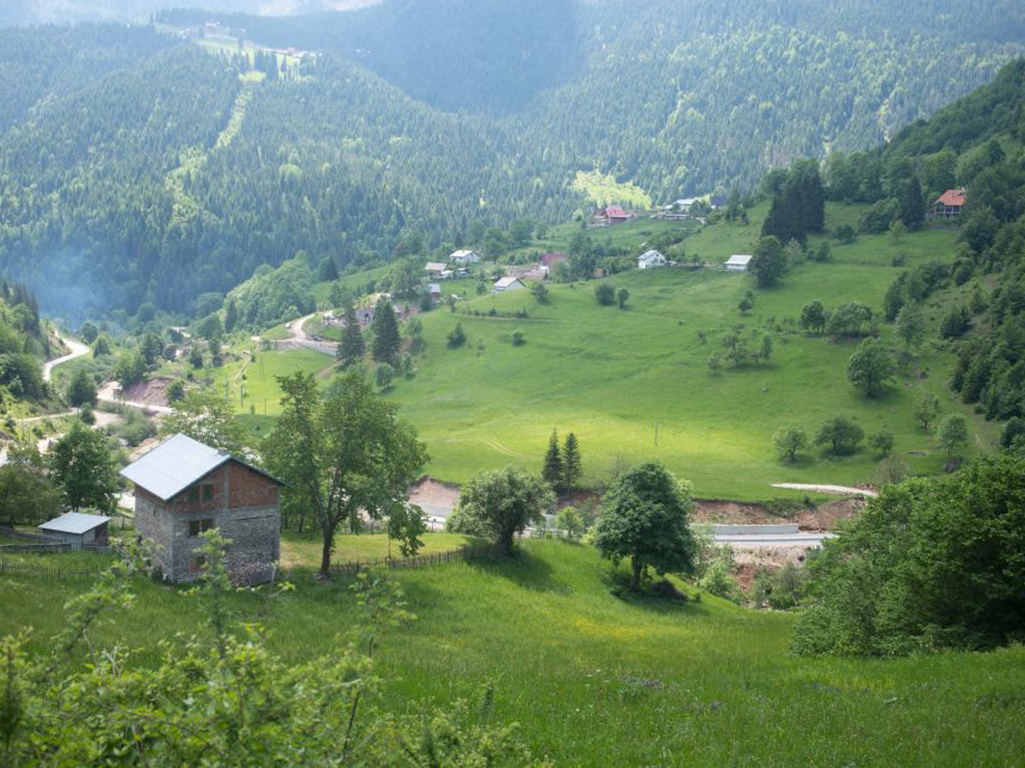 The verdant valleys of Kosovo