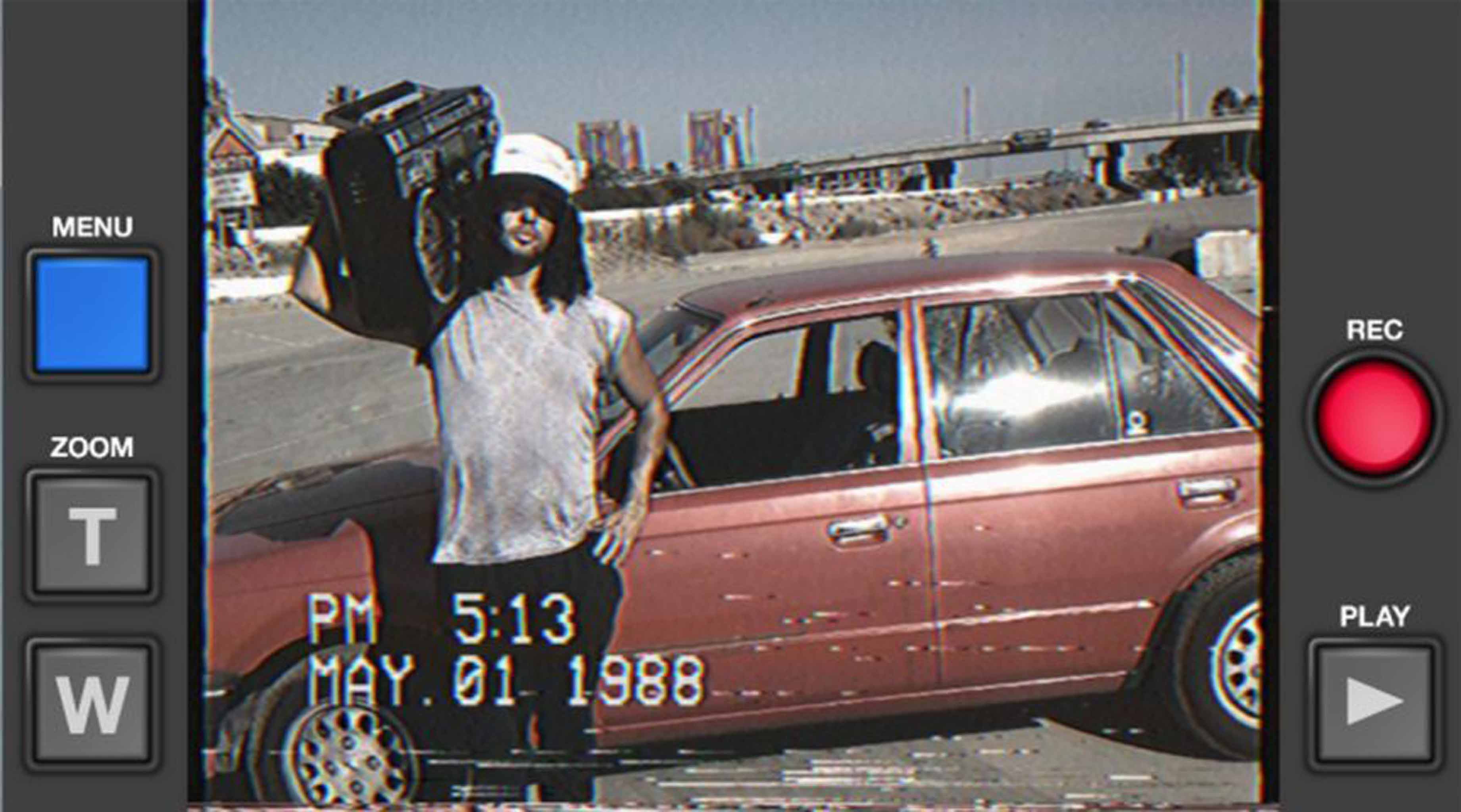 The way we were: the date stamp on VHS Camcorder videos can be set as far back as 1984 (when the camcorder was invented) to add just the right degree of bogus authenticity