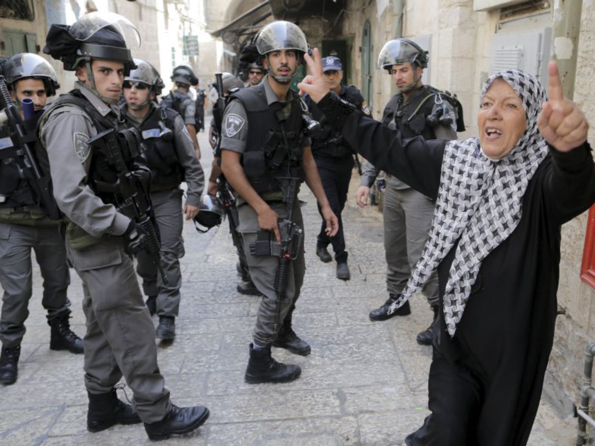 Israeli police raided the Temple Mount plaza outside the al-Aqsa mosque in an attempt to stem the violence that has broken out at Jerusalem’s most sensitive holy site