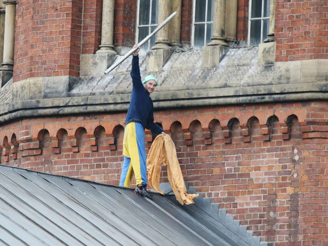 Stuart Horner, jailed in 2012 for killing his uncle, has vowed to continue his protest for ‘40 days and nights’ 