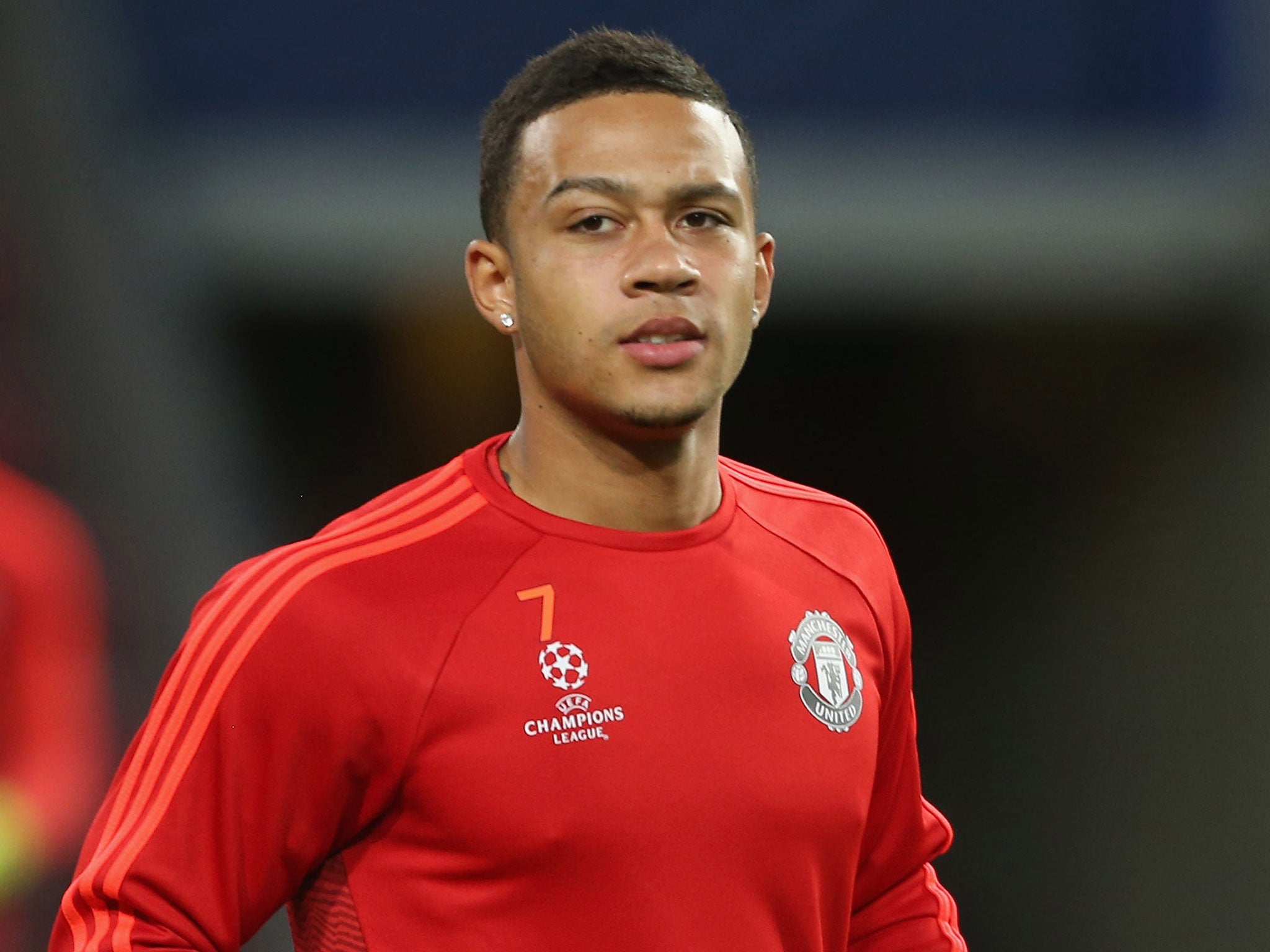 Manchester United winger Memphis Depay