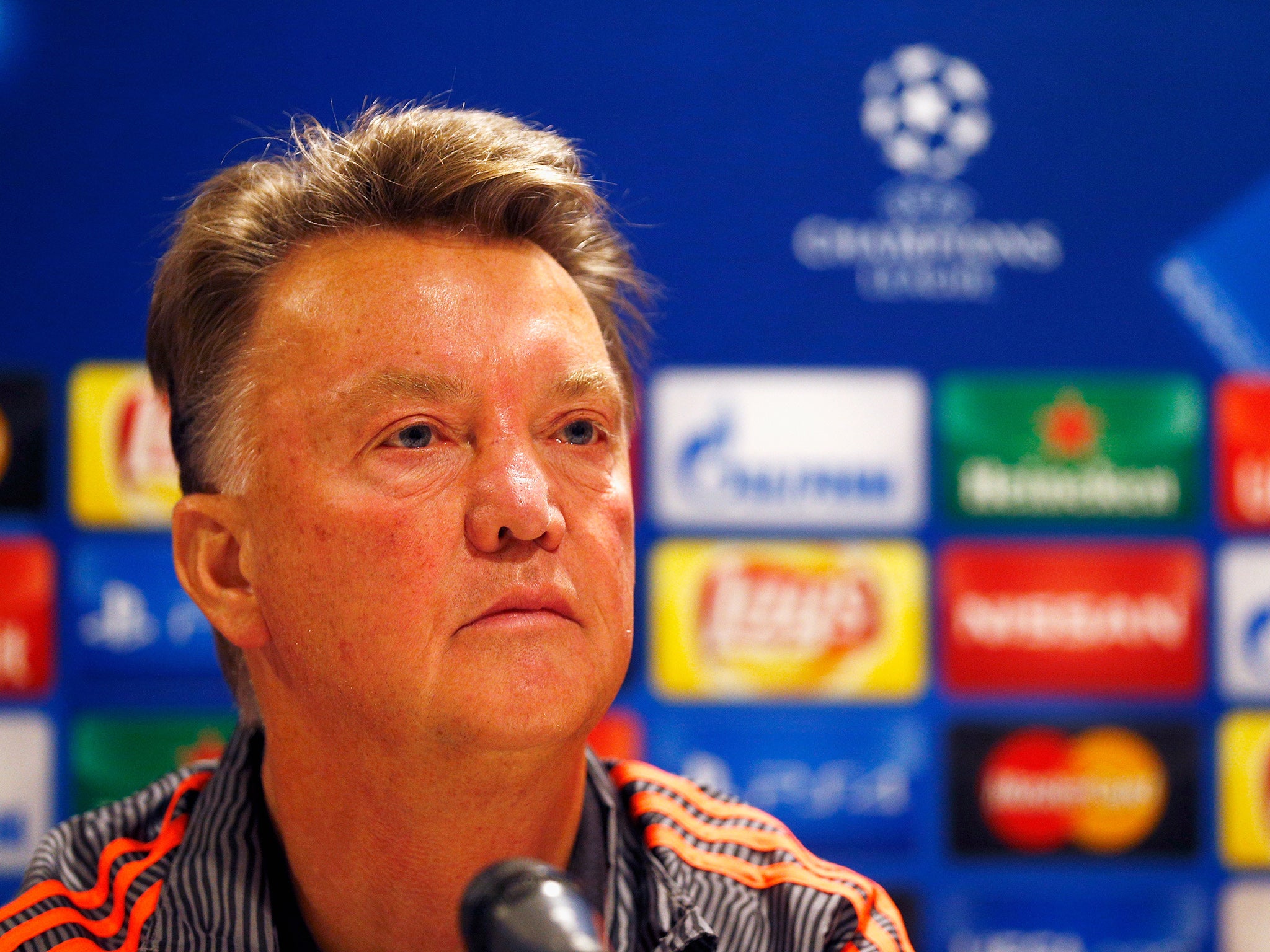 Manchester United manager Louis van Gaal