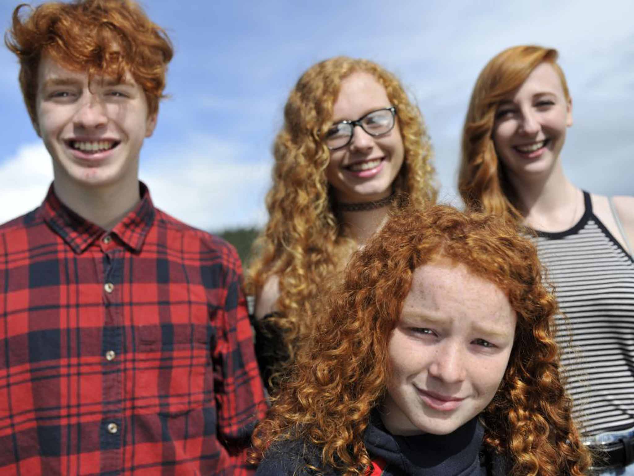 The Wellband family of redheads attend the Irish Redhead Convention