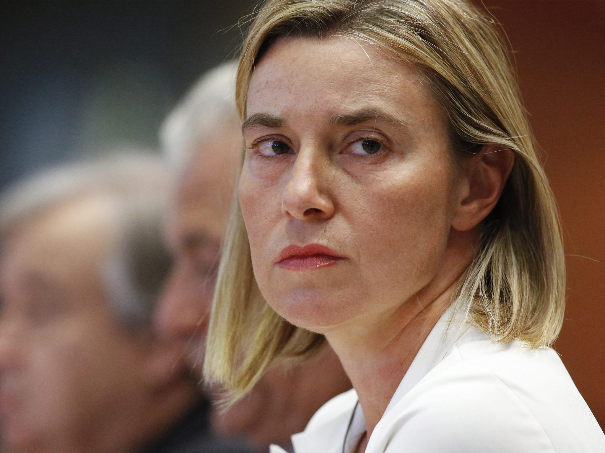 The EU’s foreign policy chief, Federica Mogherini, said its credibility was at stake