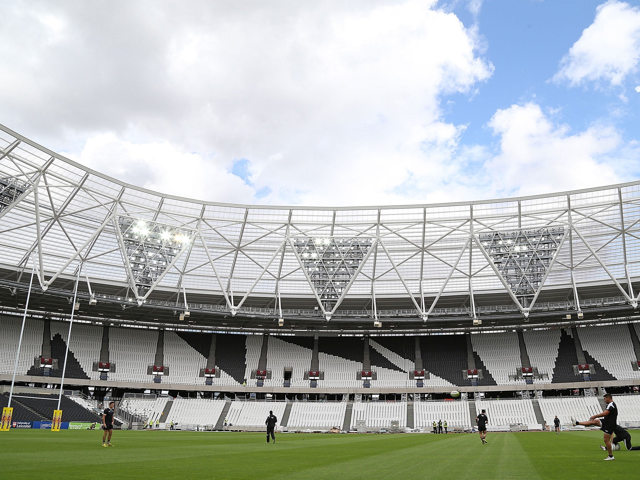 A view of the Olympic Stadium