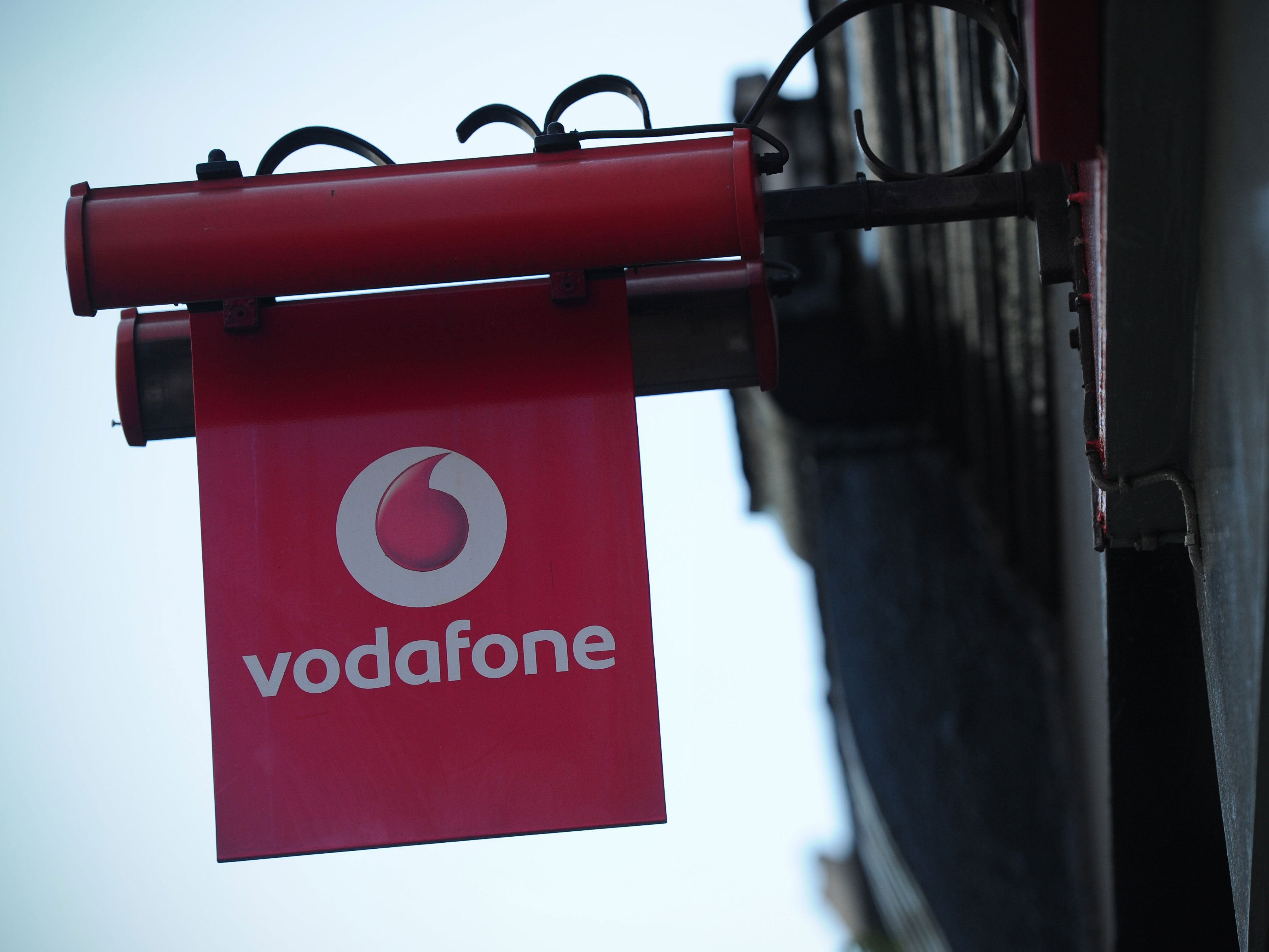 The mobile phone number was issued by Vodafone (AFP/Getty)