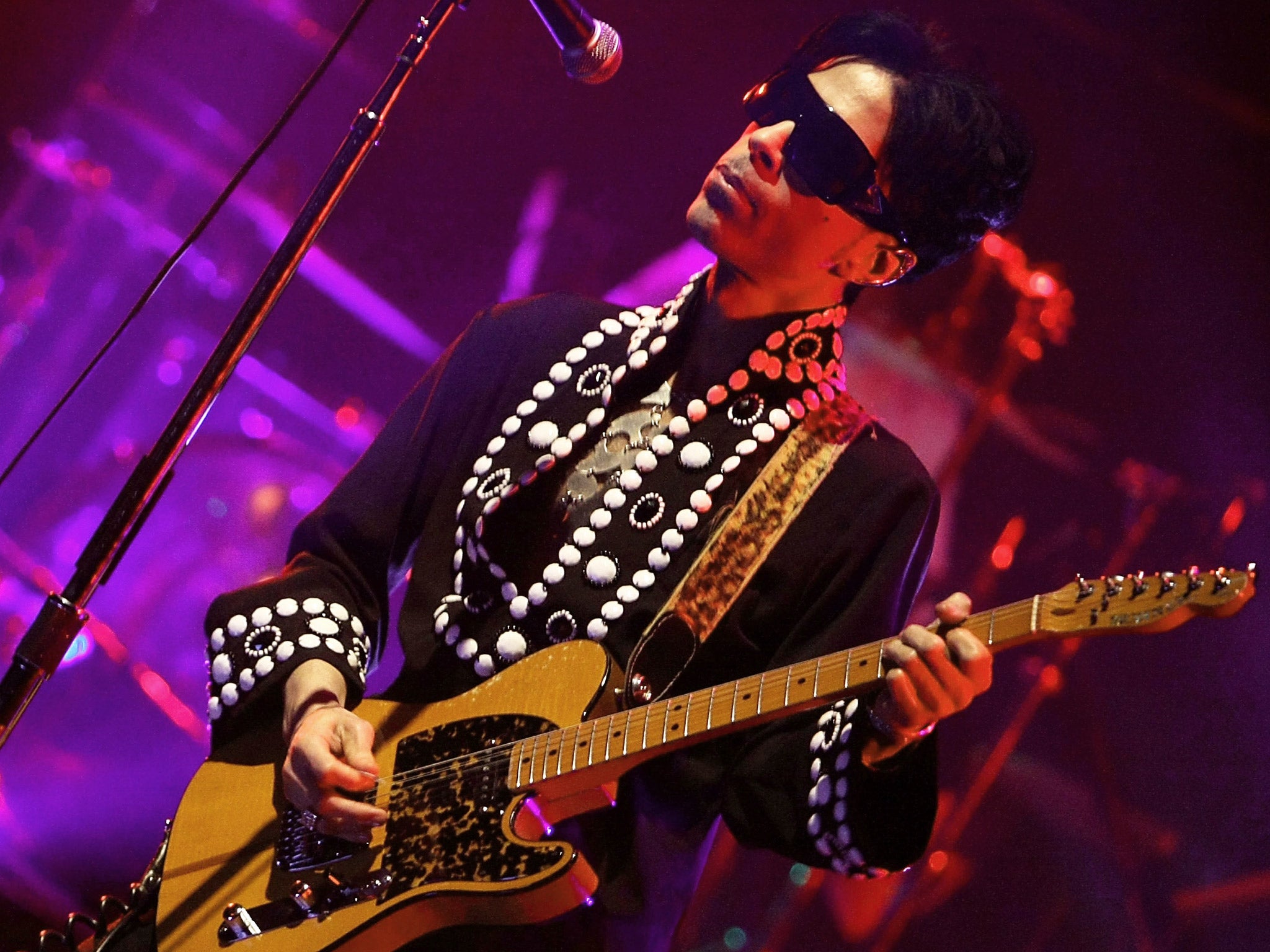 Prince will be leaving the guitar at home for his limited UK tour