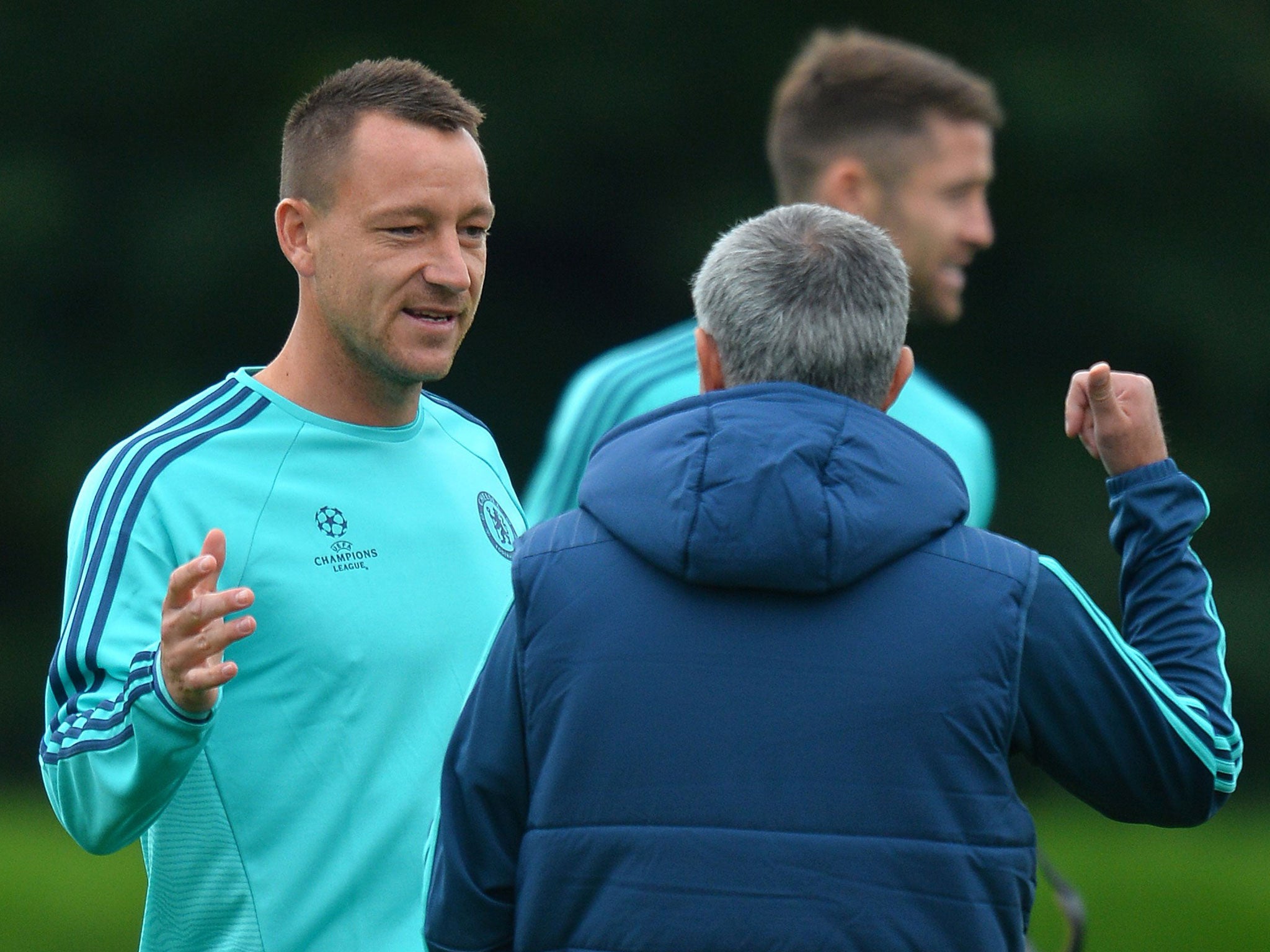 John Terry and Jose Mourinho