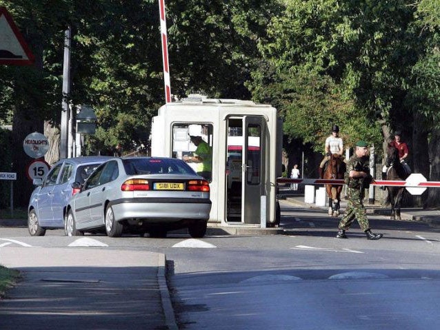 The woman was undergoing initial training at ATC Pirbright