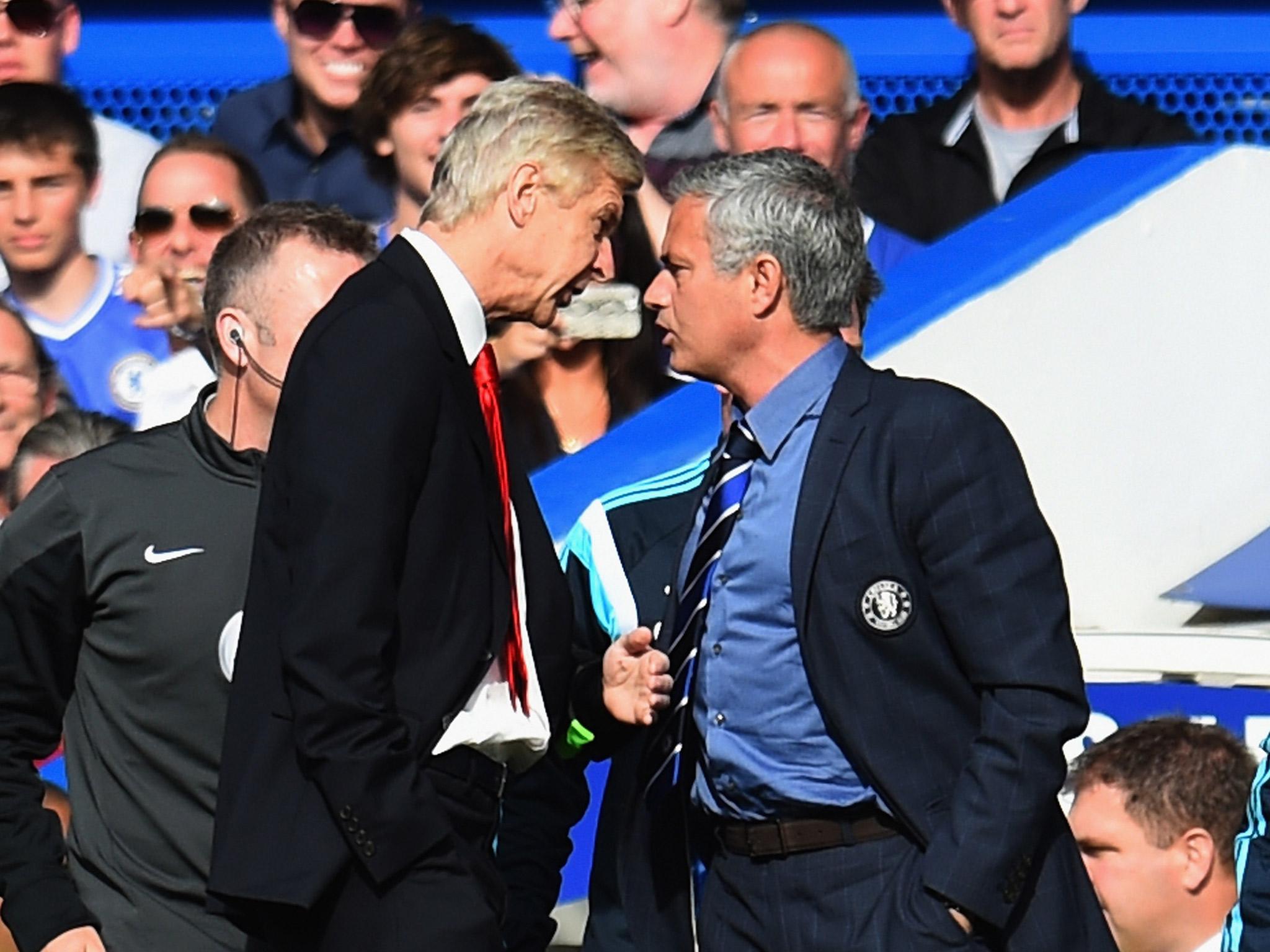 Wenger and Mourinho have enjoyed a long-standing fued