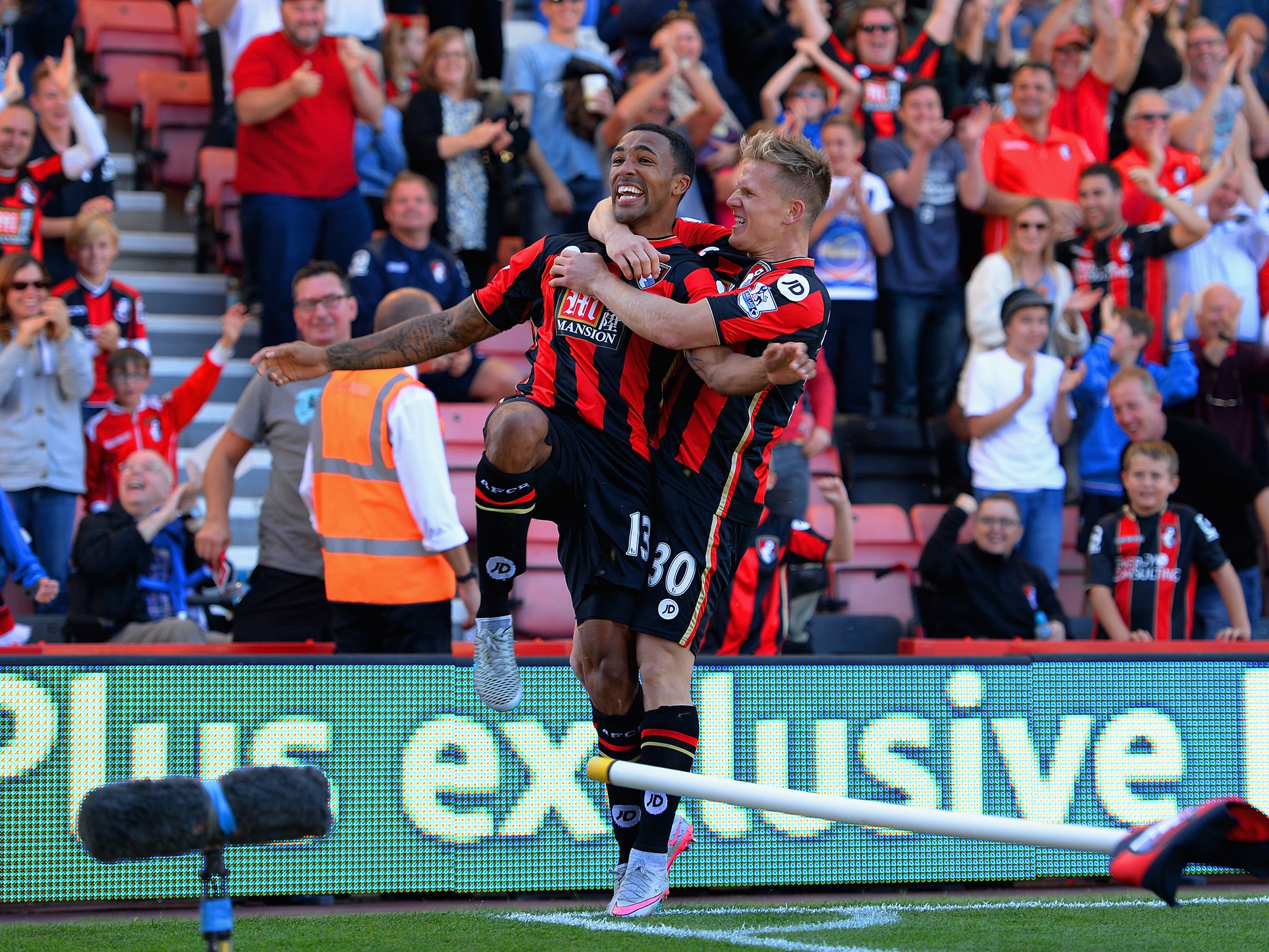 Callum Wilson opened the scoring after six minutes