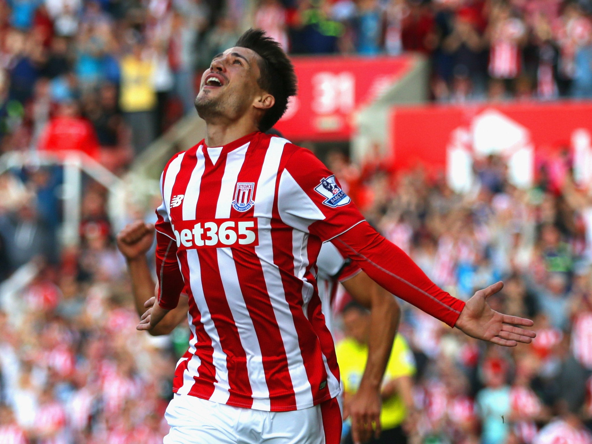 Bojan celebrates his opening goal