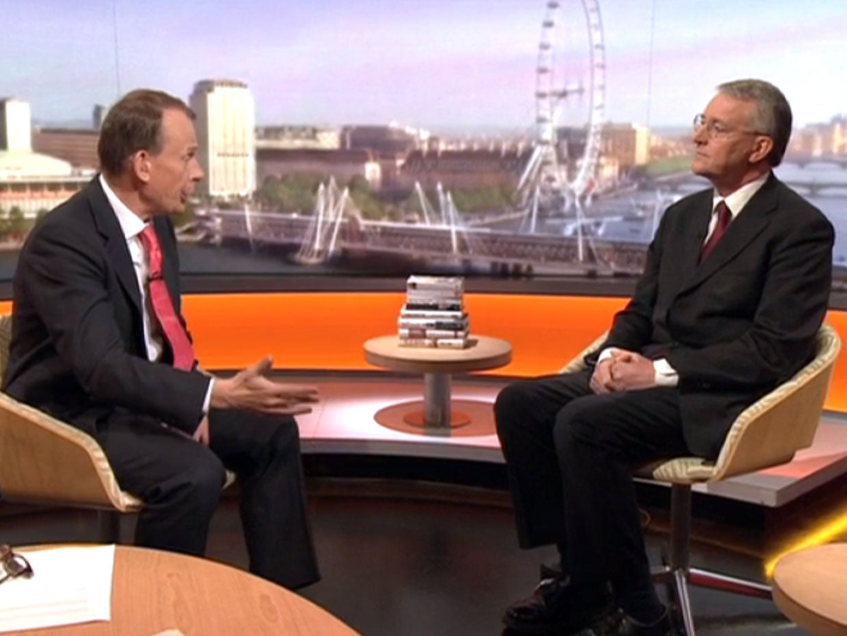 Shadow Foreign Secretary Hilary Benn on The Andrew Marr Show