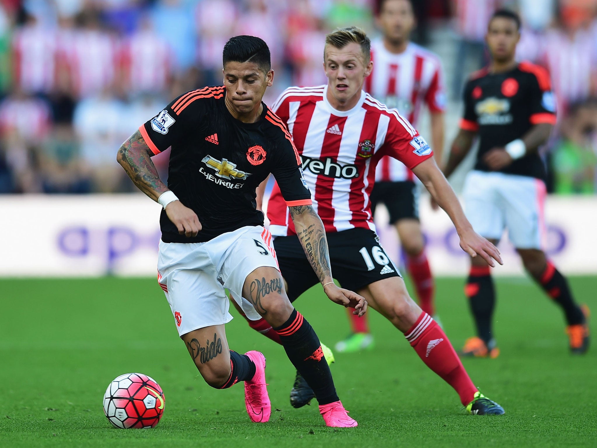 Rojo has started just one match this season