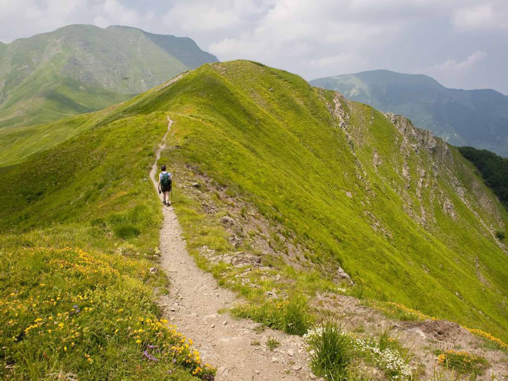 Footpath towards Corno alle Scale