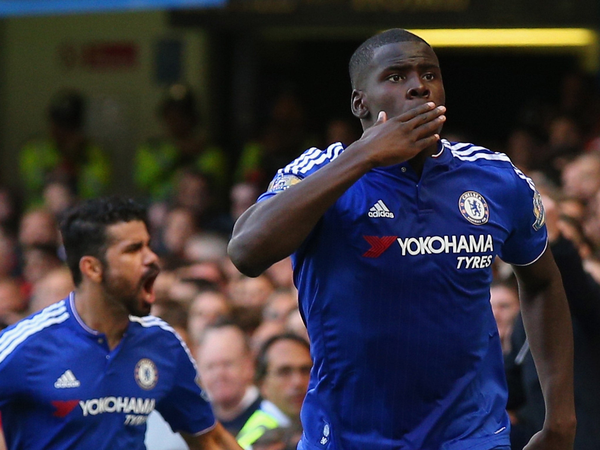 Kurt Zouma opened the scoring against Arsenal on Saturday