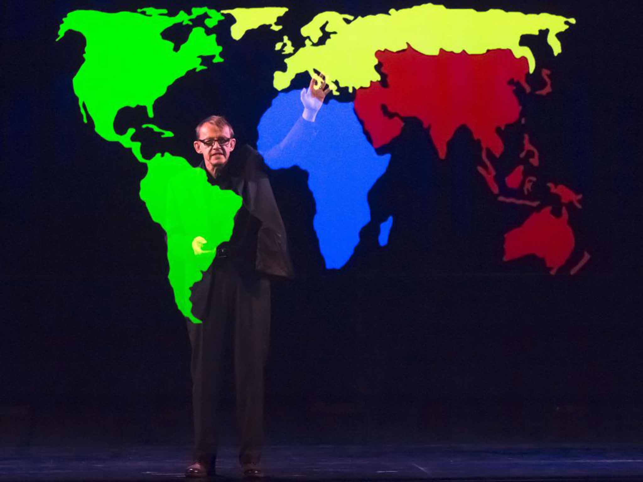 Rosling is a 'Jedi master' of the colour coded map