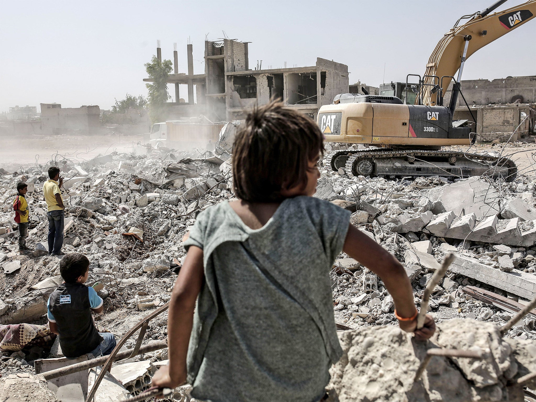 Kobani was devastated during the Isis siege and reconstruction is slow