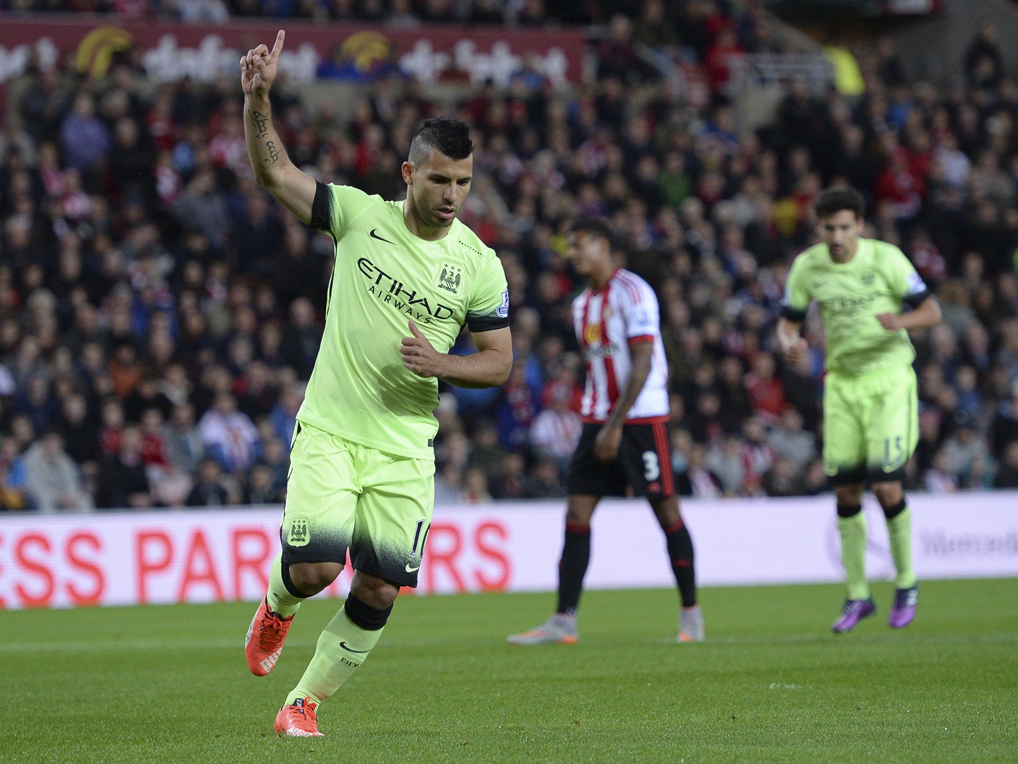 &#13;
Sergio Aguero is the best striker in the league, according to Carragher&#13;