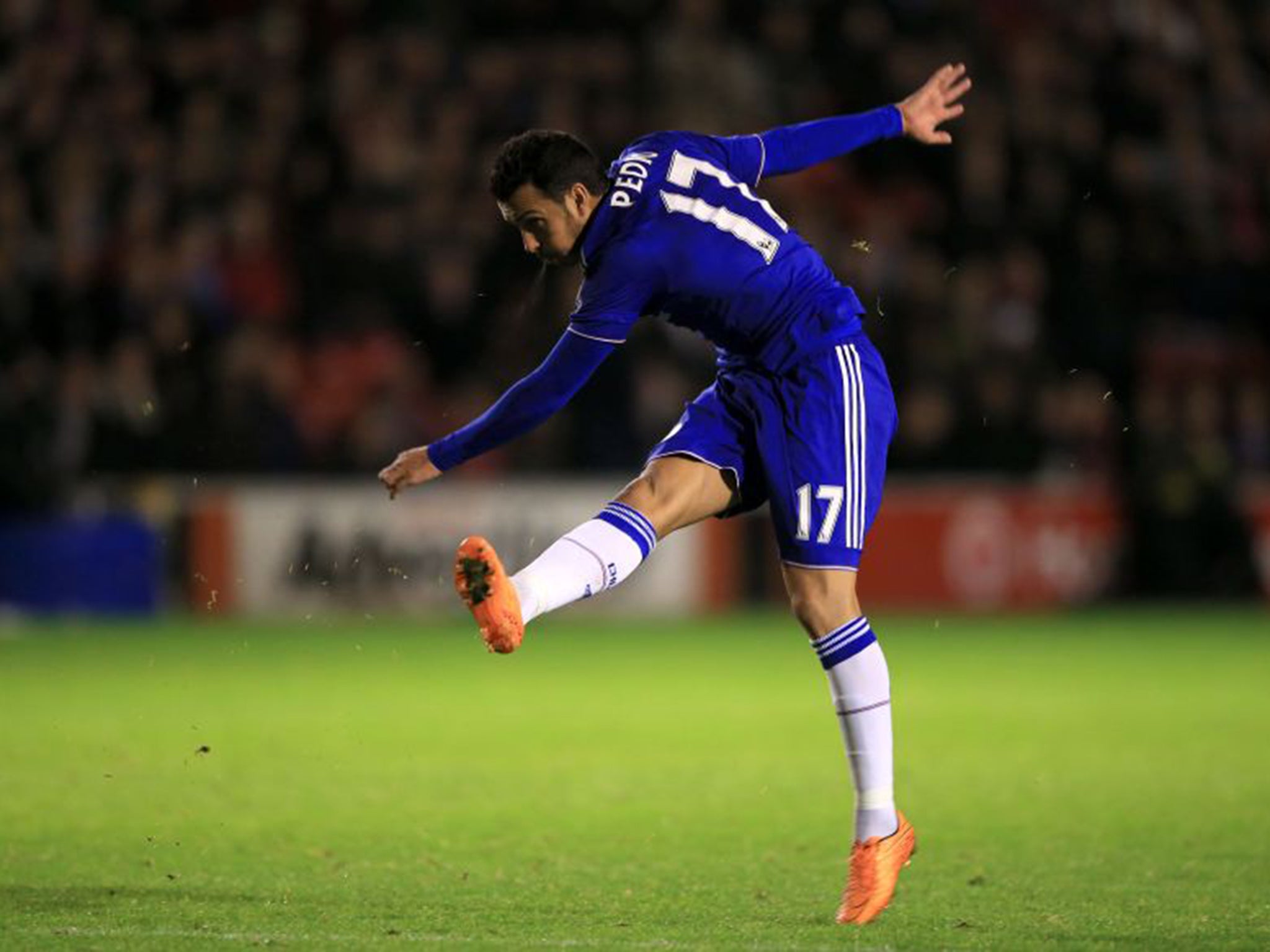 Pedro scores a late fourth