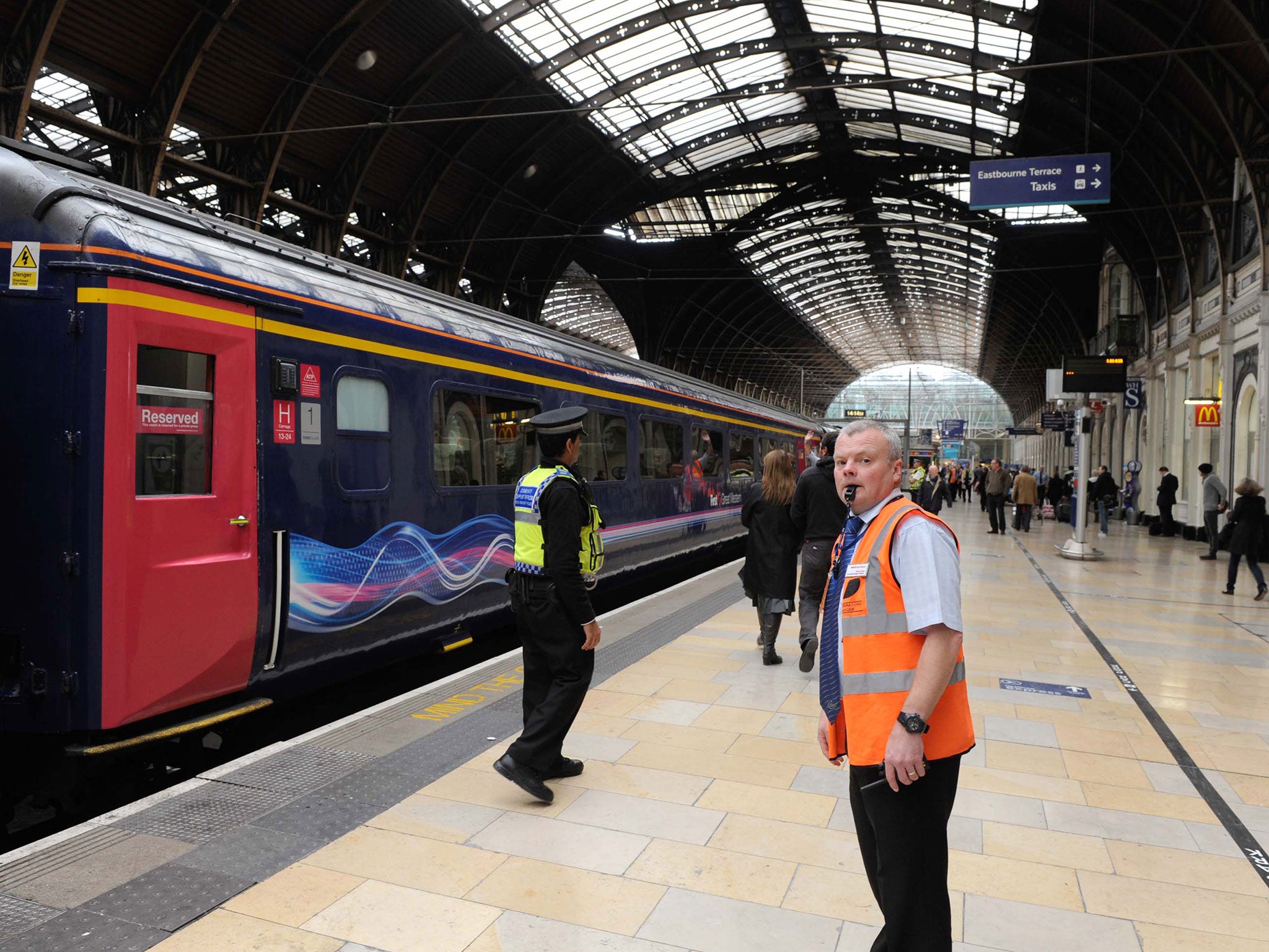 Train scheduling has already left many fans stranded