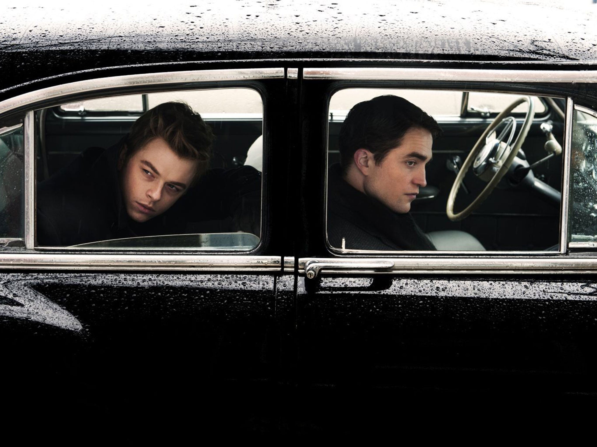 Aloof: Dane DeHaan and Robert Pattinson in Life