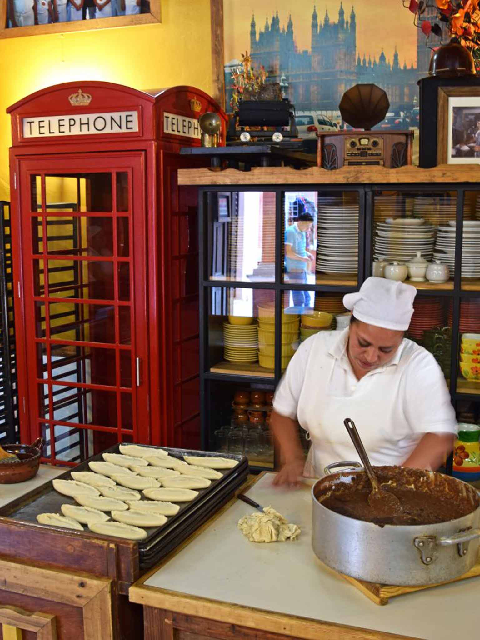 Pastes being made at El Portal