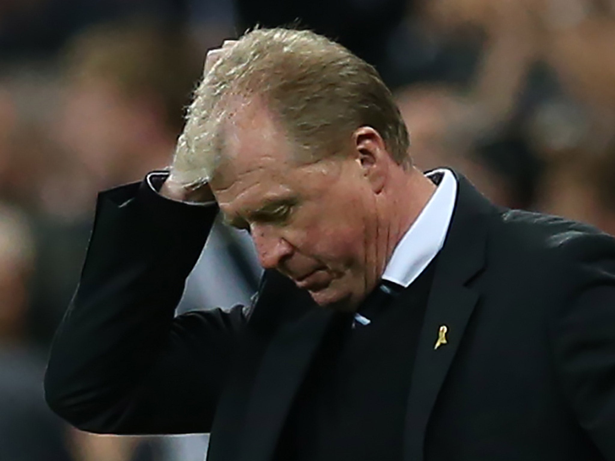 Steve McClaren reacts on the touchline